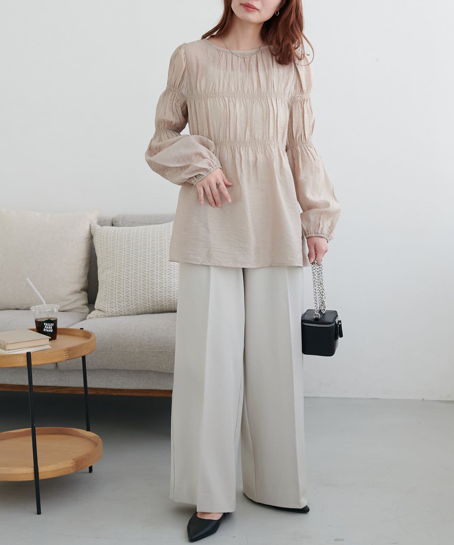 DISCOAT(ディスコート) 【新色追加!/WEB限定】後ろリボンブラウス