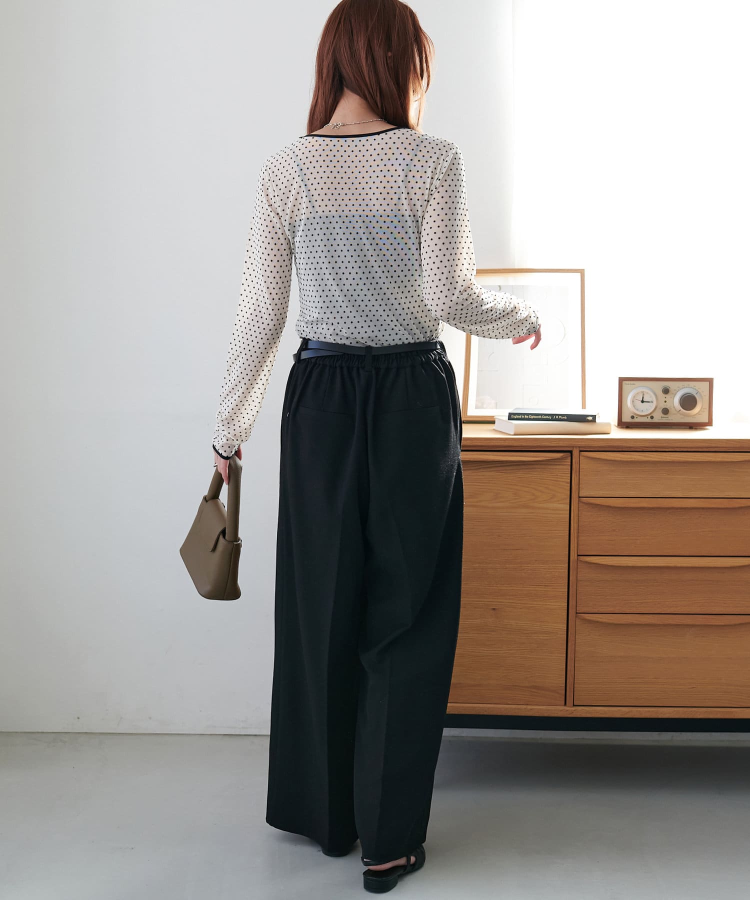 DISCOAT(ディスコート) 【WEB限定】ドットチュールプルオーバー