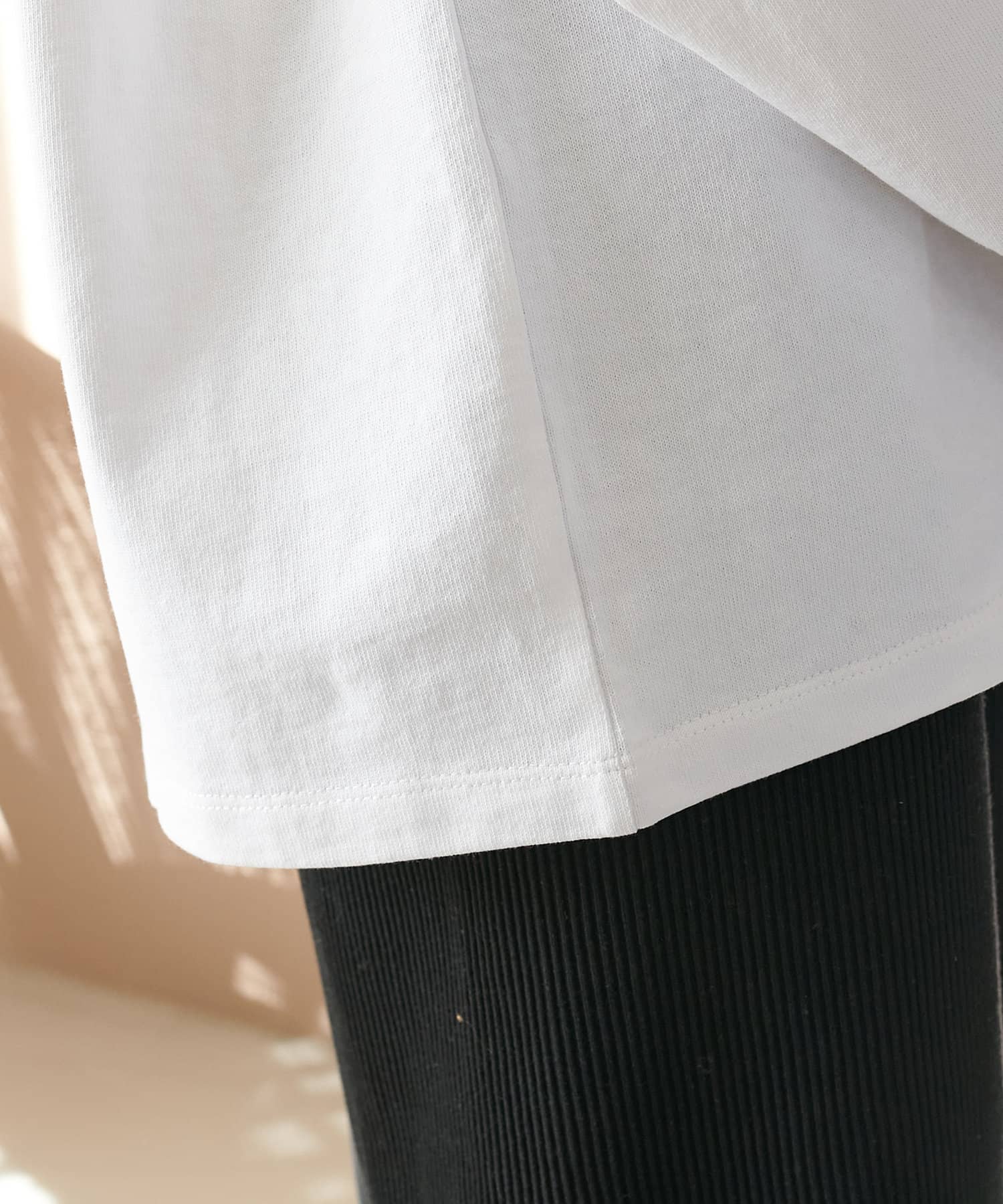 DISCOAT(ディスコート) 【WEB限定】キレイ目ロゴロンT