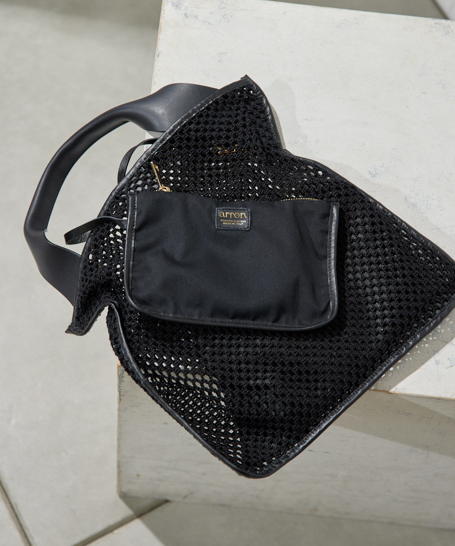 arron メッシュバッグ セール】【ARRON】メッシュバッグ（トートバッグ