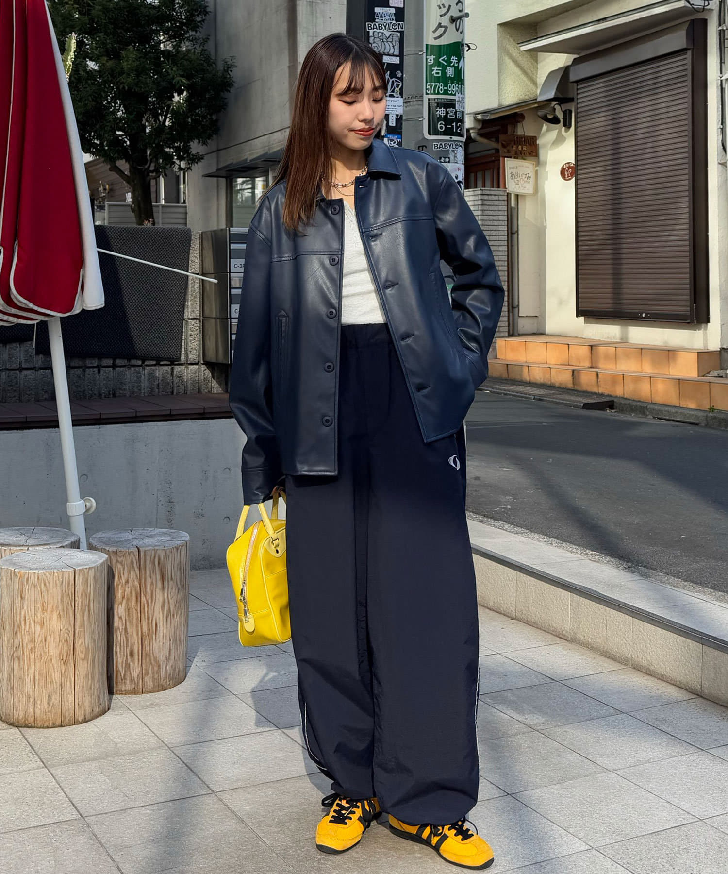 セール】フェイクレザーカーコート（その他アウター