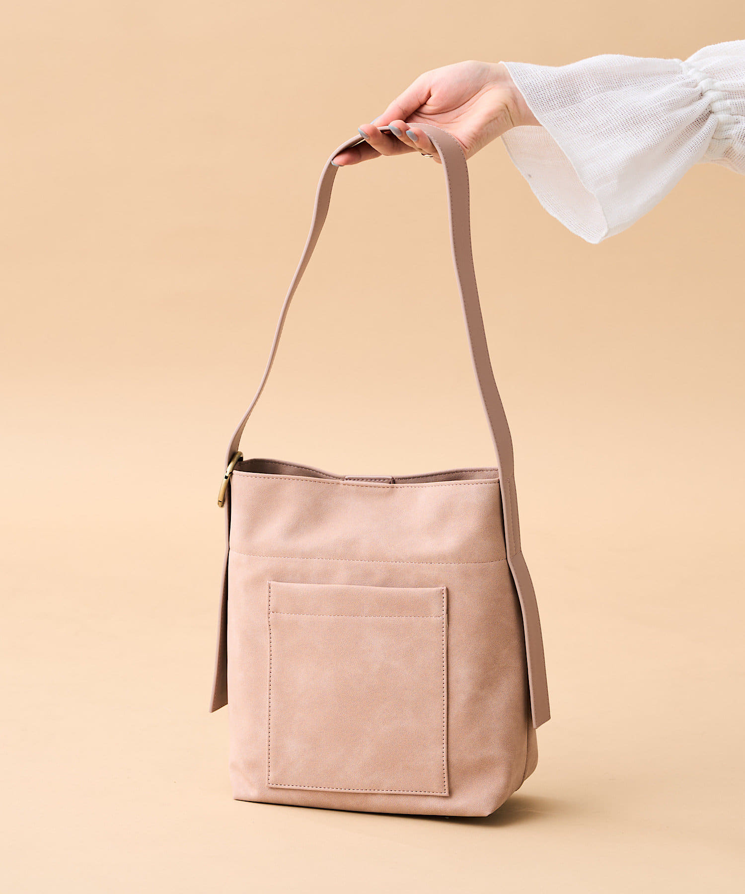 Kastane(カスタネ) レディース 【Kolors like you】suede onehandle bag ピンクその他1