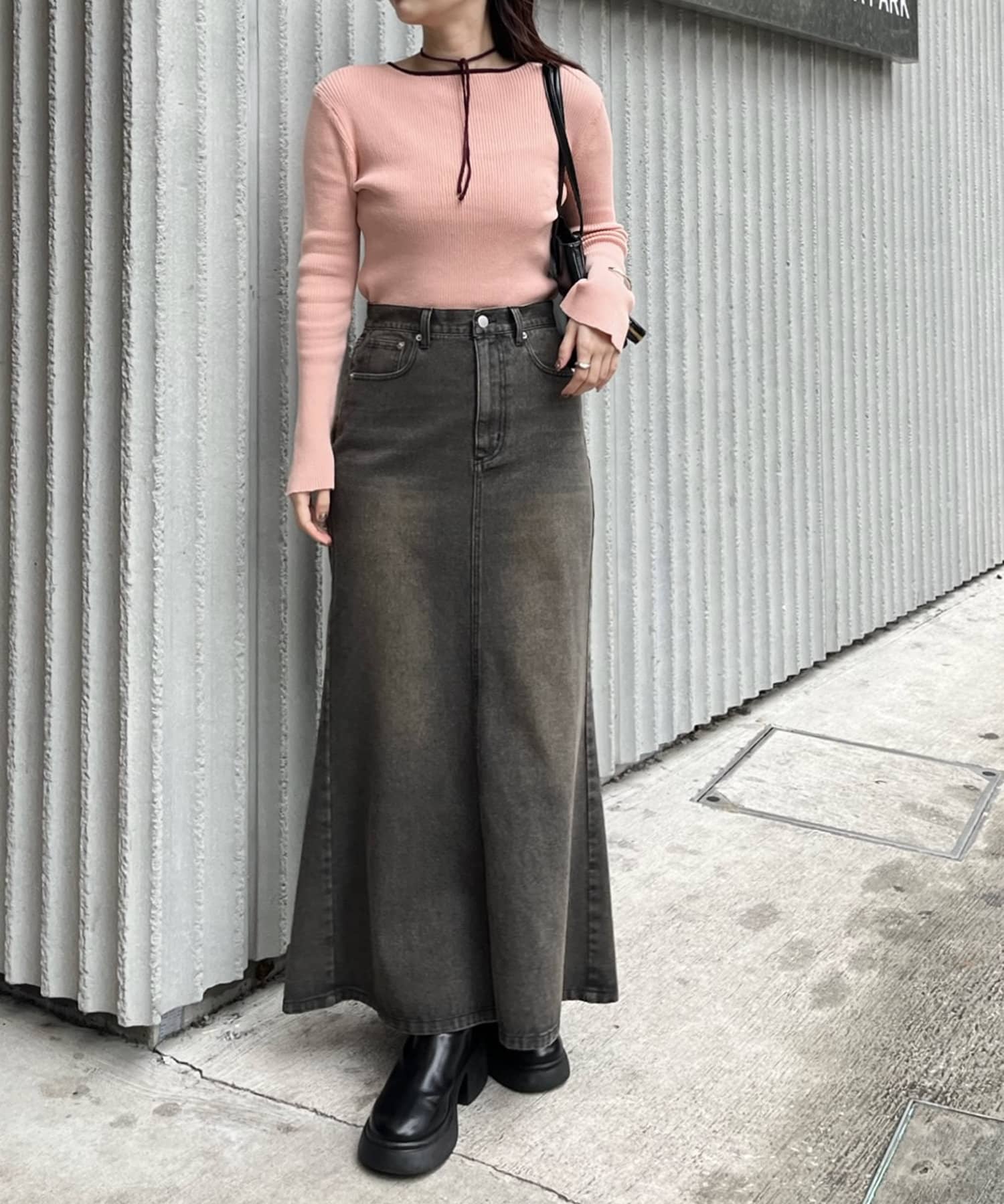 OUTLET(アウトレット) 【mystic】デニムマーメイドスカート