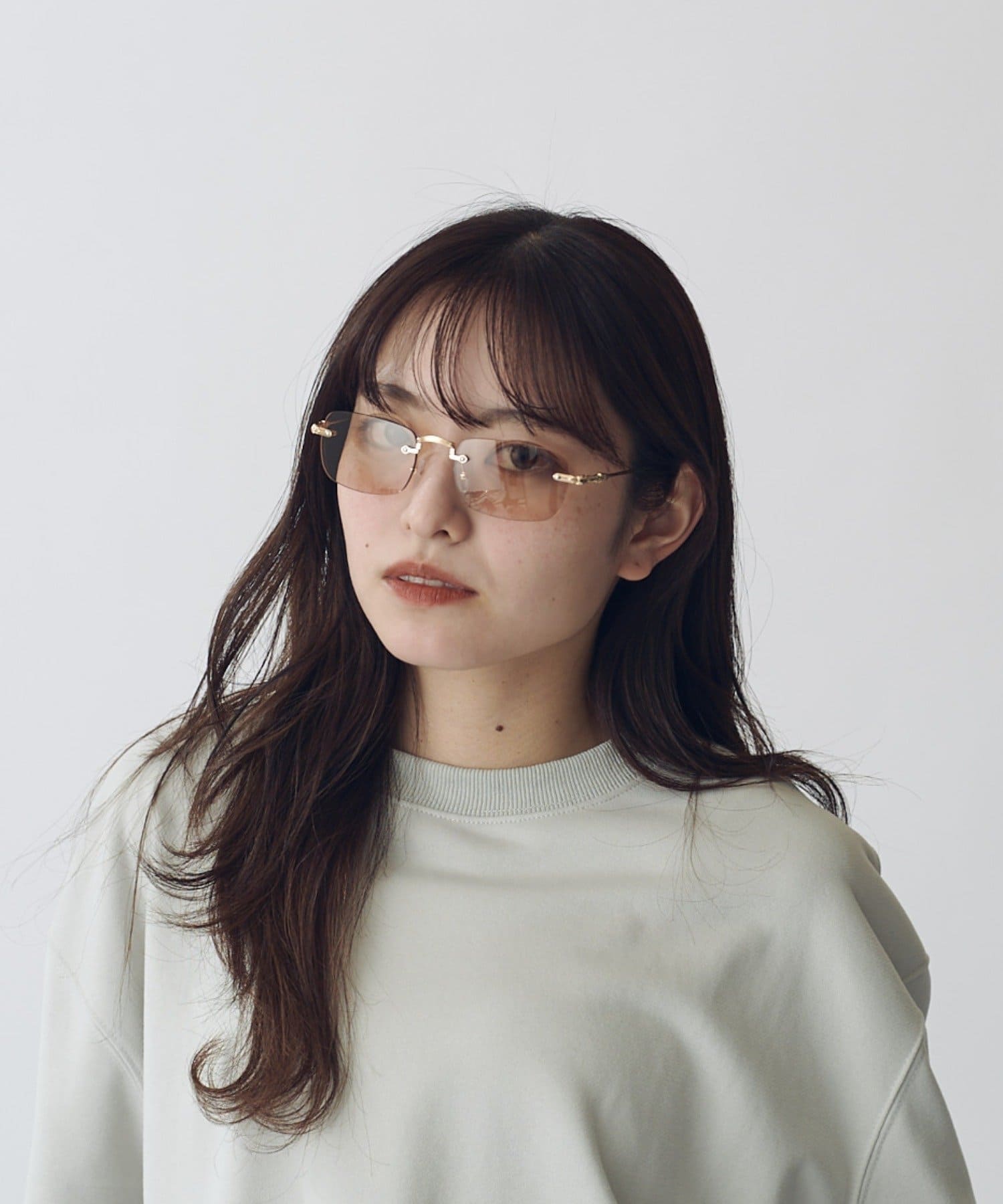 Lui's(ルイス) リムレスメガネ