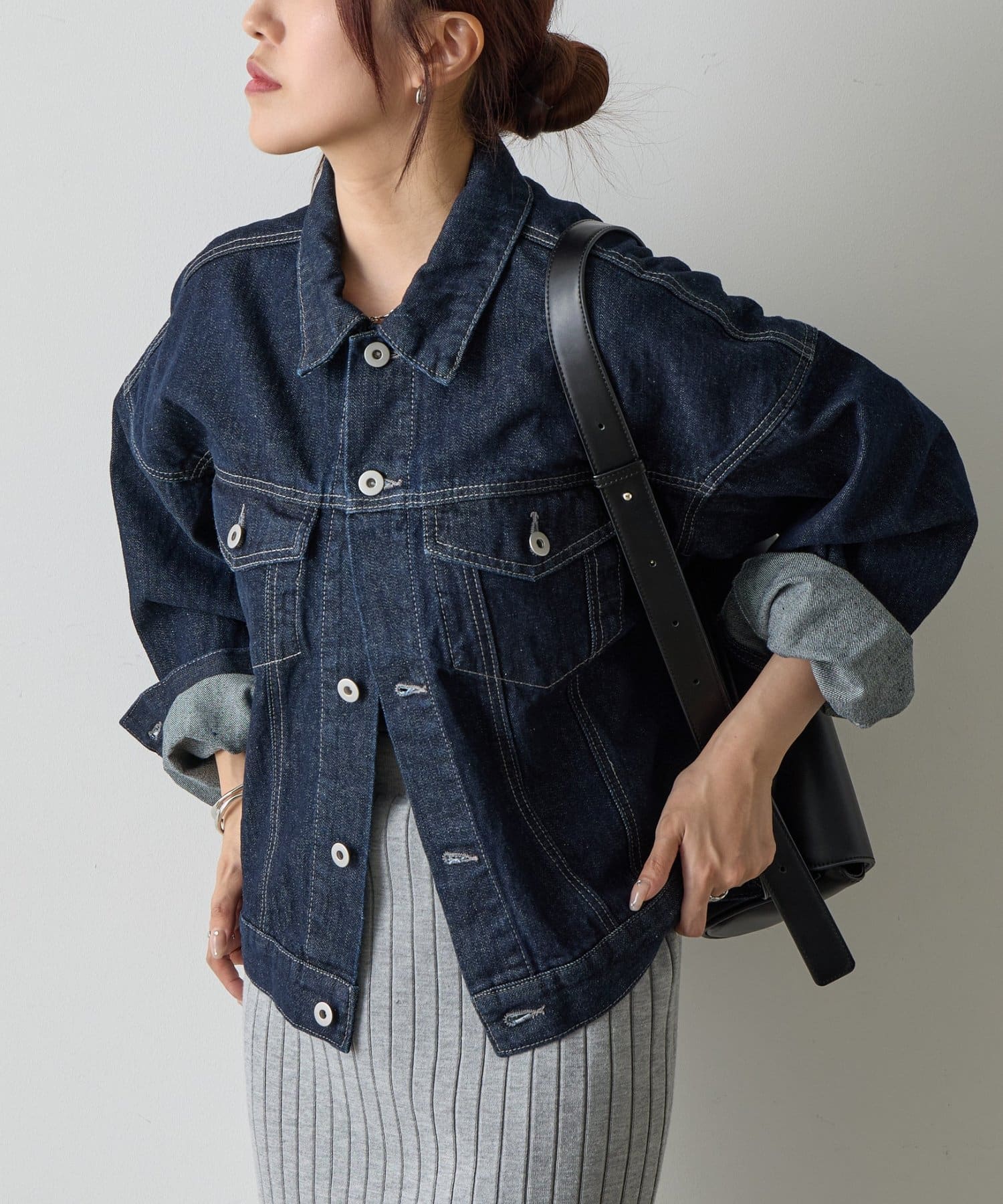 大人気✩︎ルーズGジャン JEANASIS（ジーナシス）の「ルーズGジャン/105311（デニム