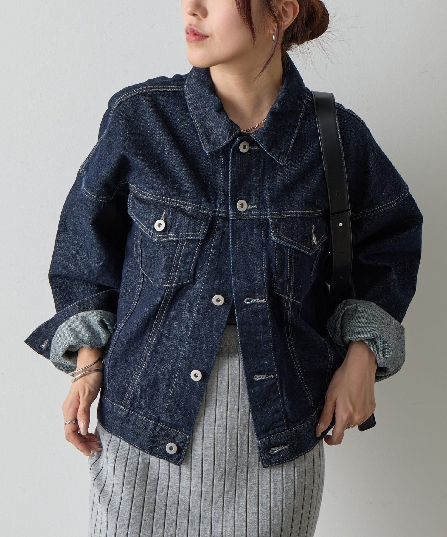 新品　ルーズシルエットGジャン cussil デニムジャケット gジャン 「cussil/クシル」「11.5oz