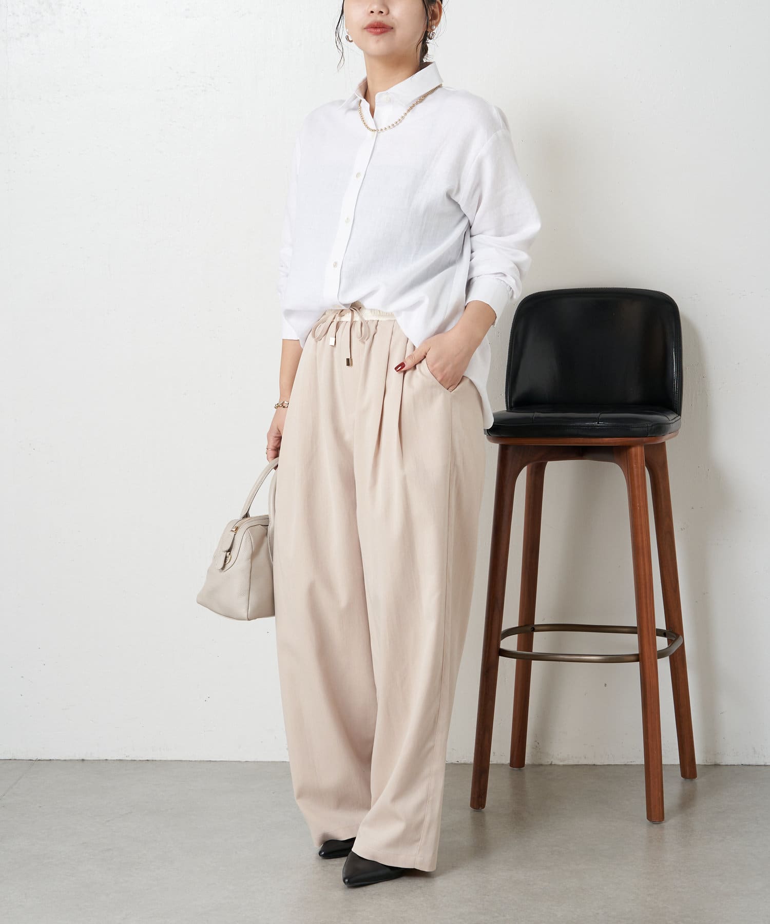 名品】リネンバッククロスシャツ | Jena espace merveilleux