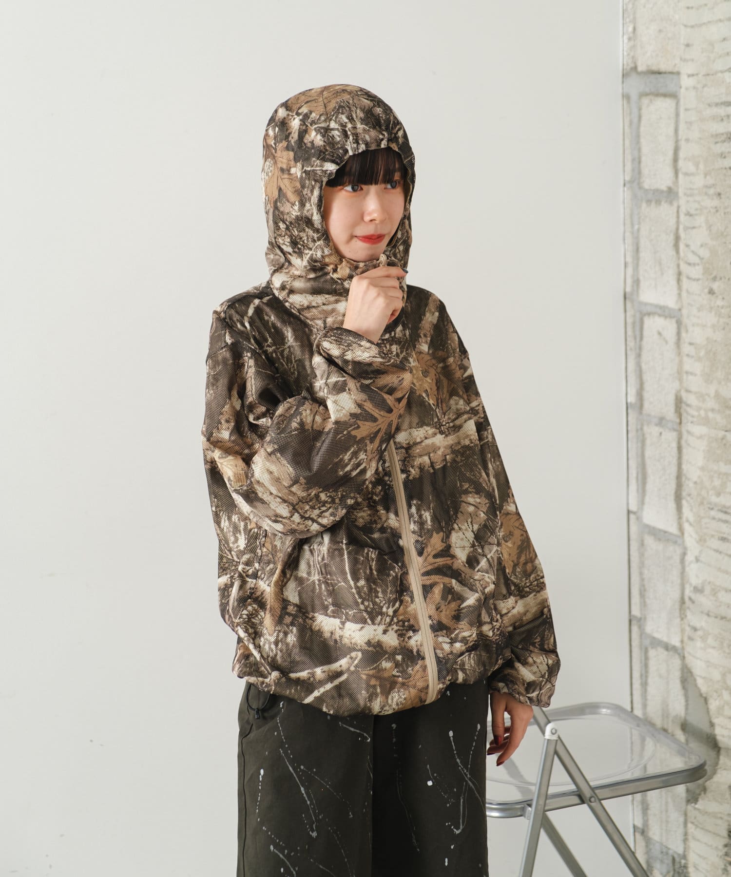 リバーシブルジャンパー DIESEL ディーゼル フードパーカージャケット メンズ
