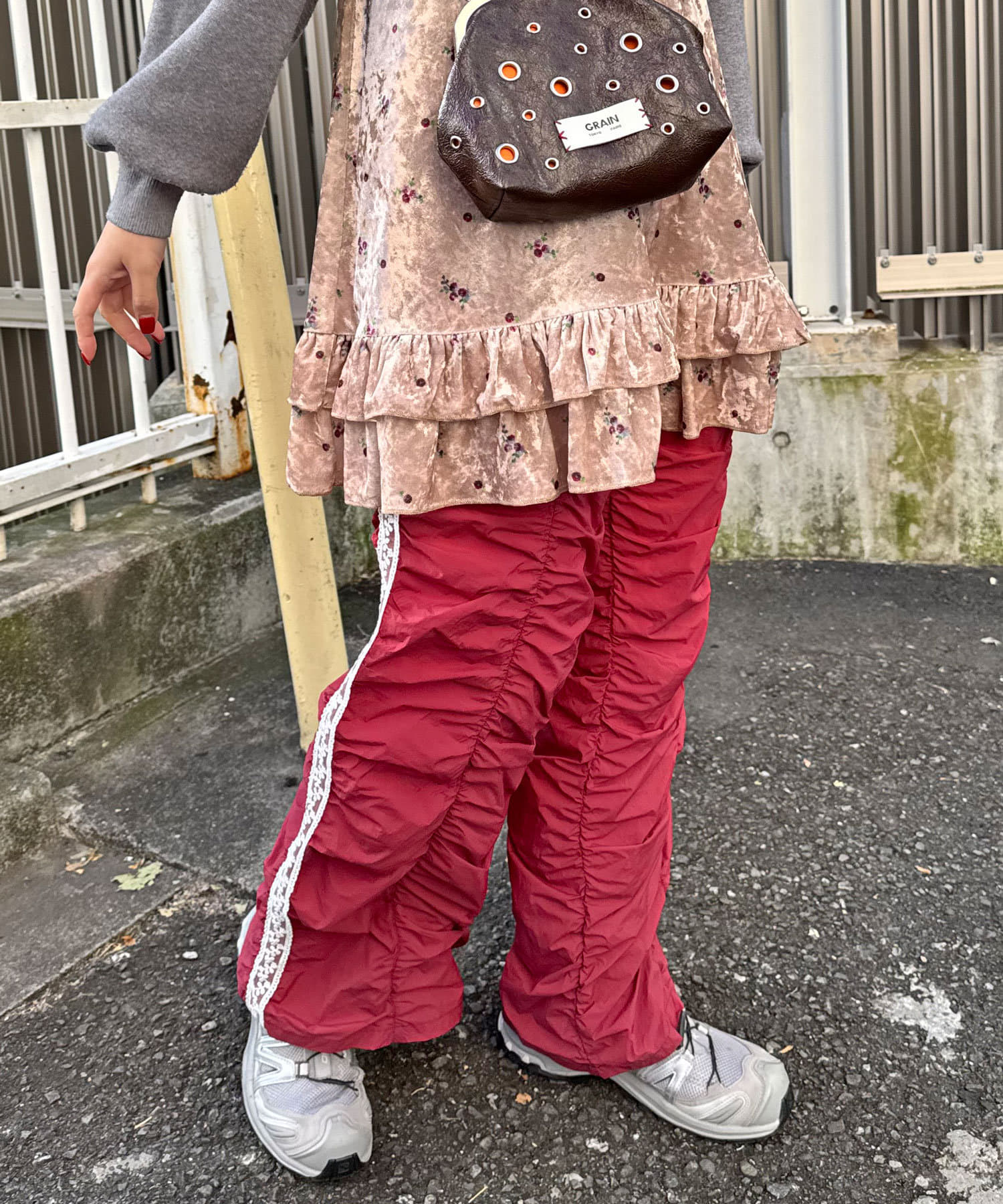 CIAOPANIC サイドラインシャーリングナイロンパンツ サイドラインシャーリングナイロンパンツ | CIAOPANIC(チャオ