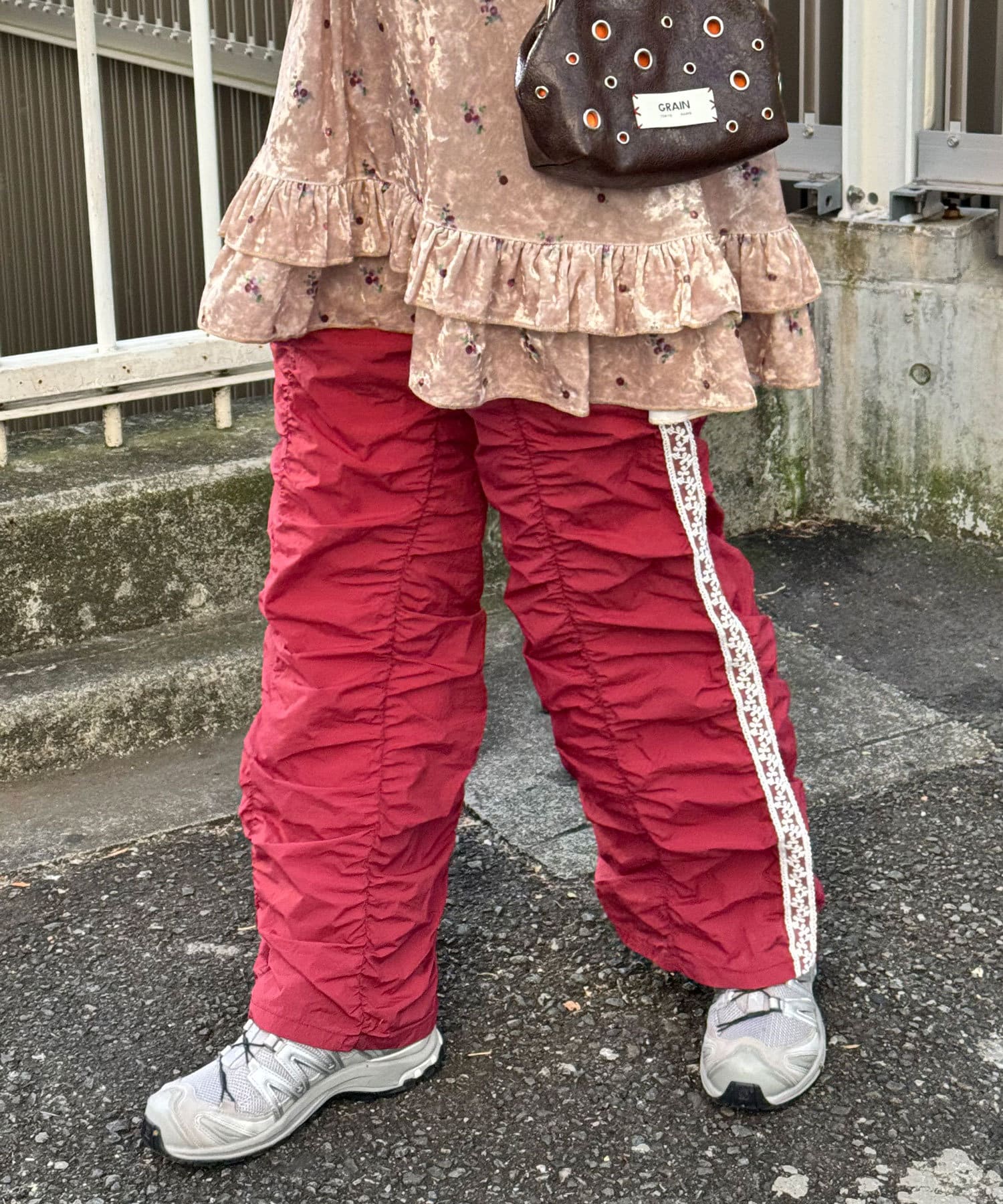 CIAOPANIC サイドラインシャーリングナイロンパンツ サイドラインシャーリングナイロンパンツ | CIAOPANIC(チャオ