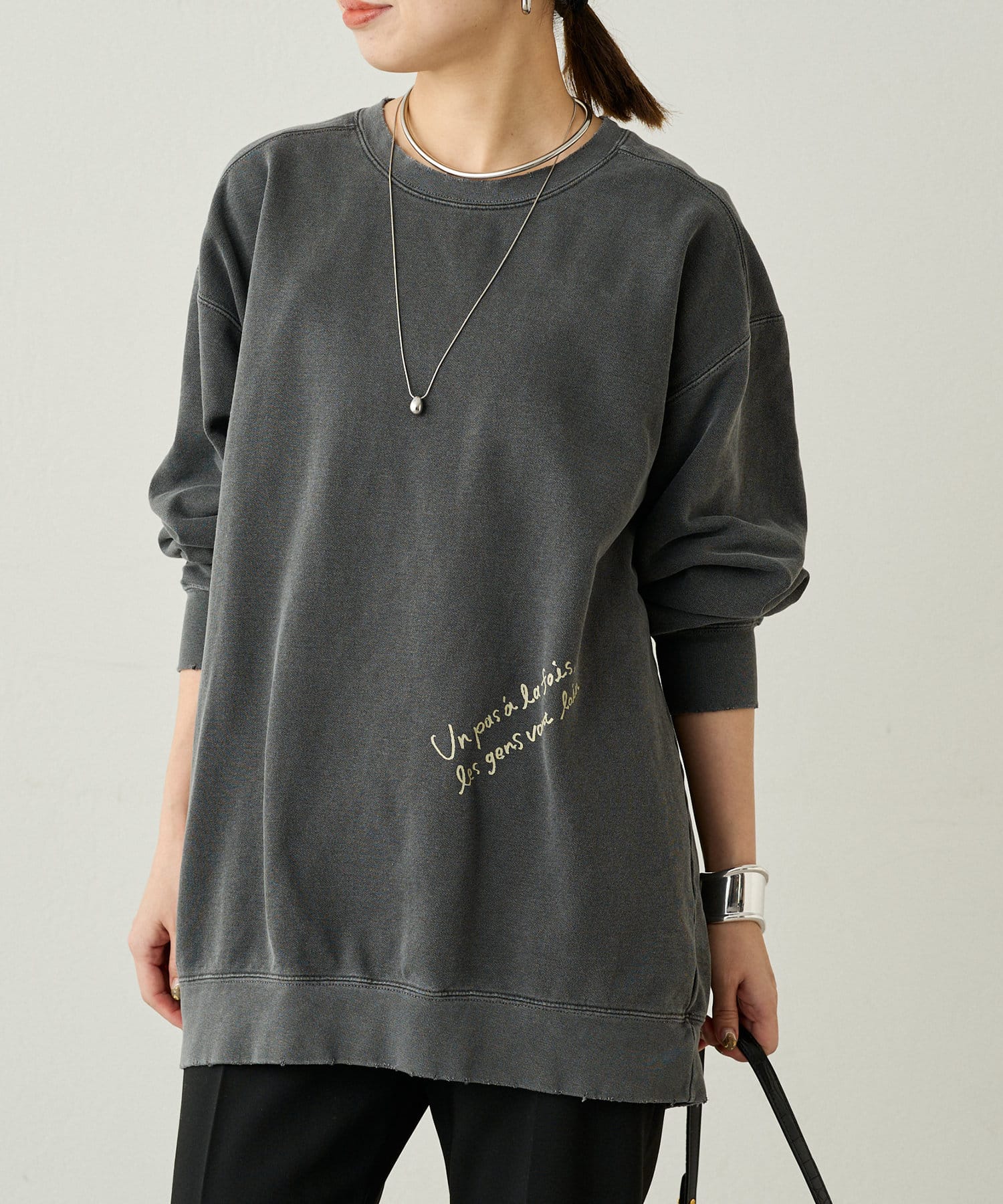 LOUNGEDRESS(ラウンジドレス) 【ainode】ロゴスウェット