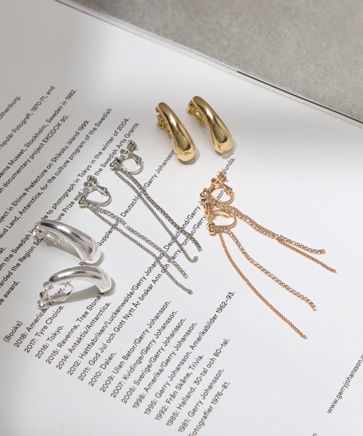 Lattice(ラティス) ビジューロングイヤリング