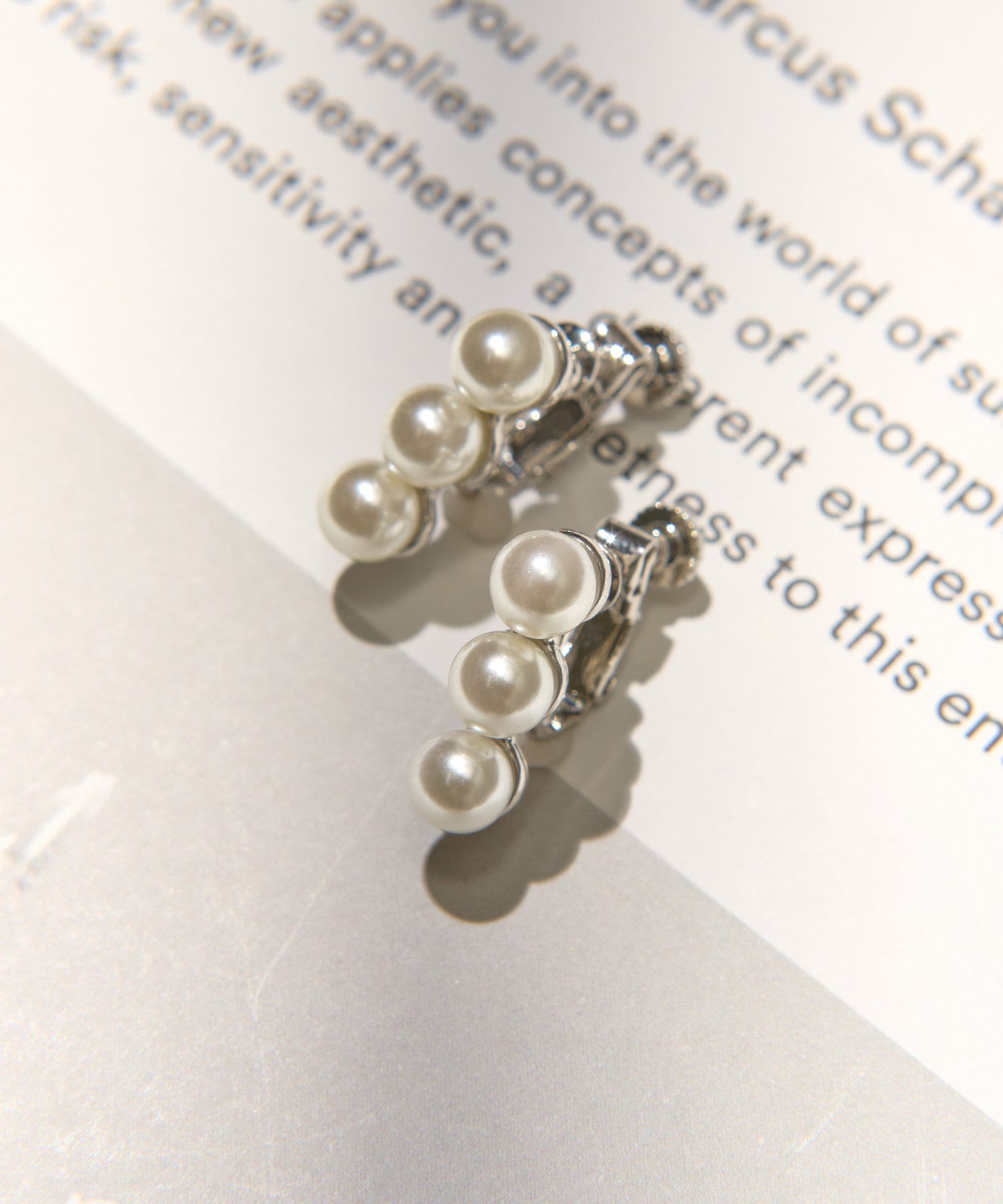 Lattice(ラティス) パールイヤリング