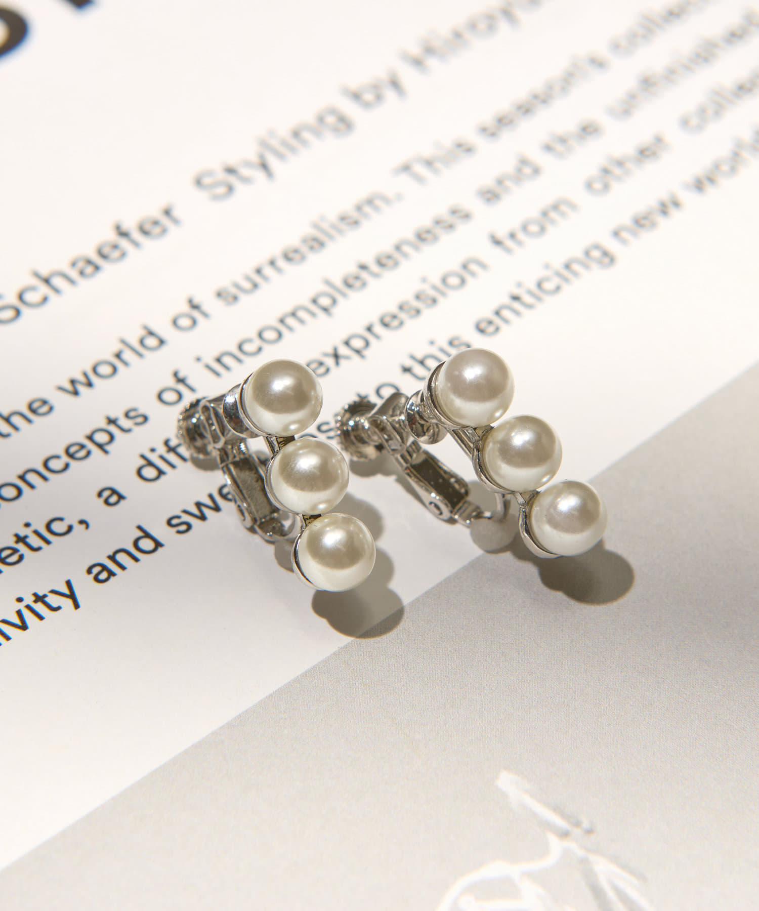 Lattice(ラティス) パールイヤリング