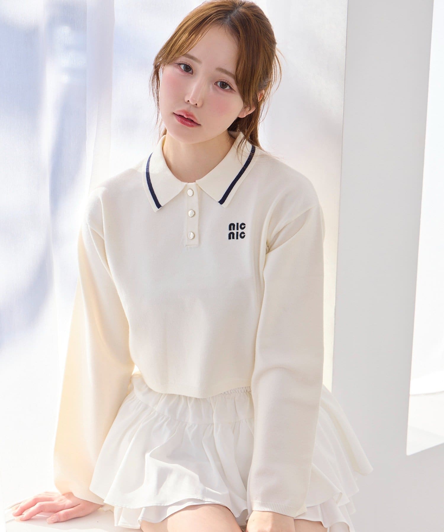ユニセックス』『洗濯可』ストレッチニットポロシャツ[AA47