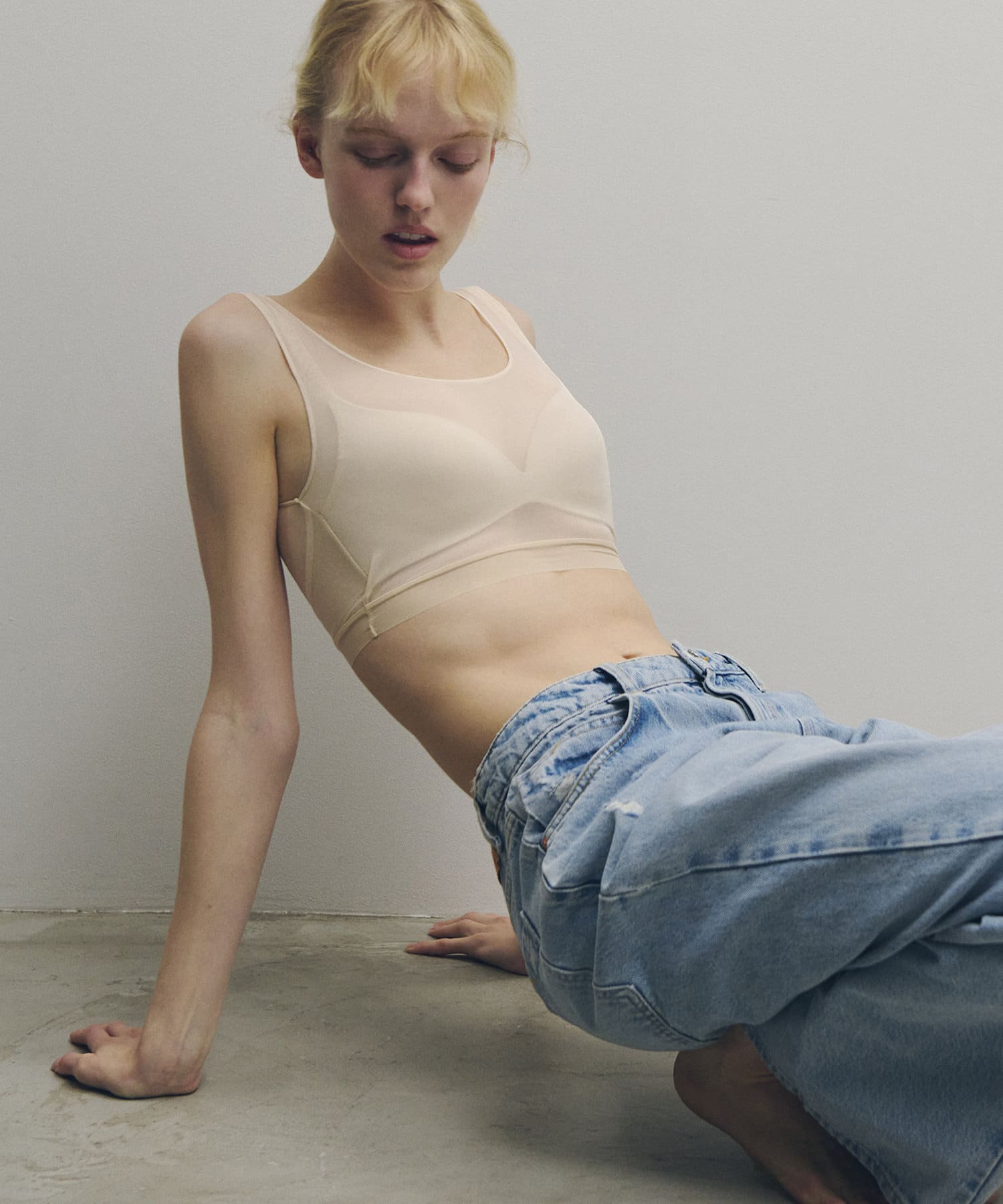 NICENICE MOMENT】MESH BRA TANK | Whim Gazette(ウィム