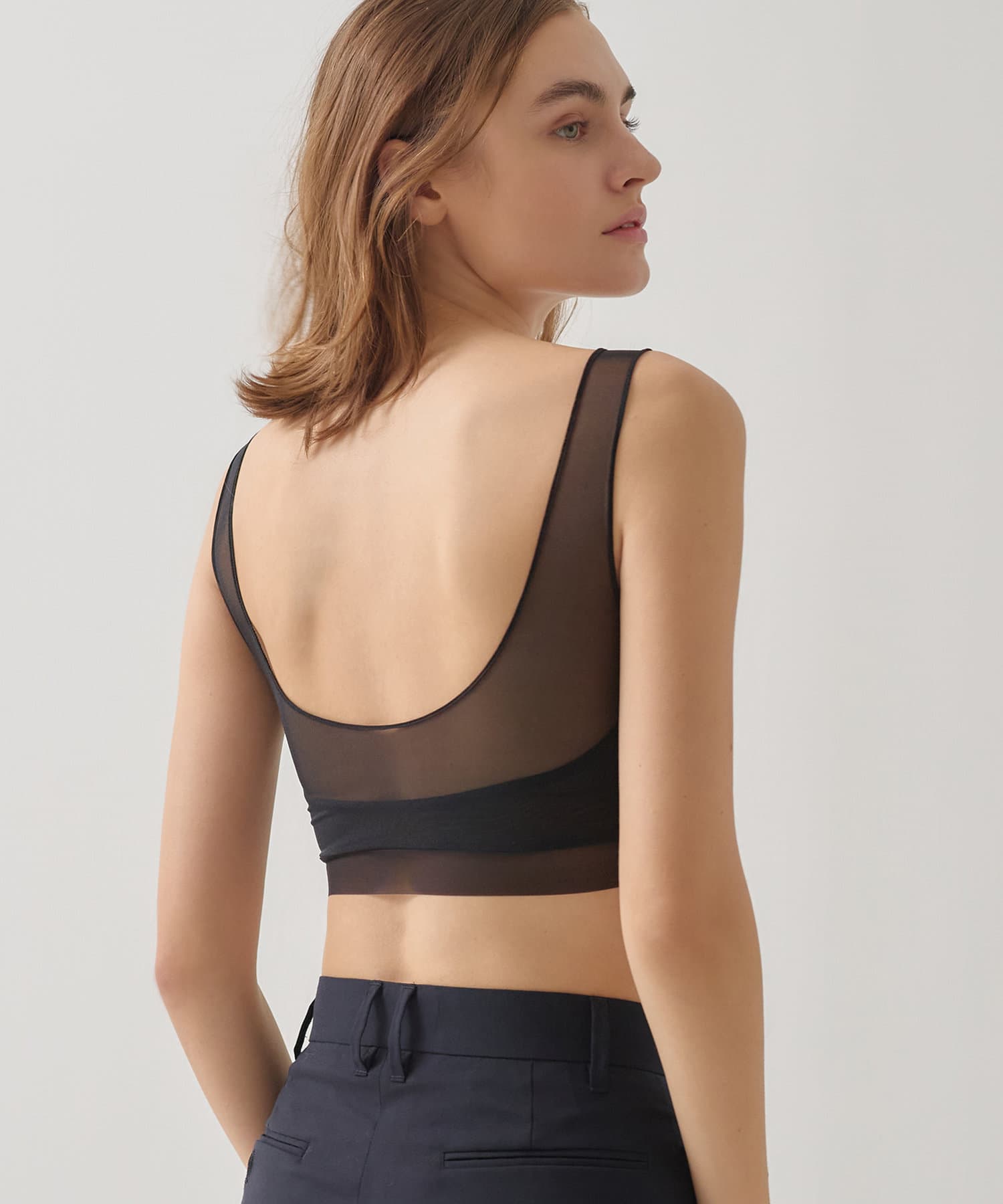 NICENICE MOMENT】MESH BRA TANK | Whim Gazette(ウィム