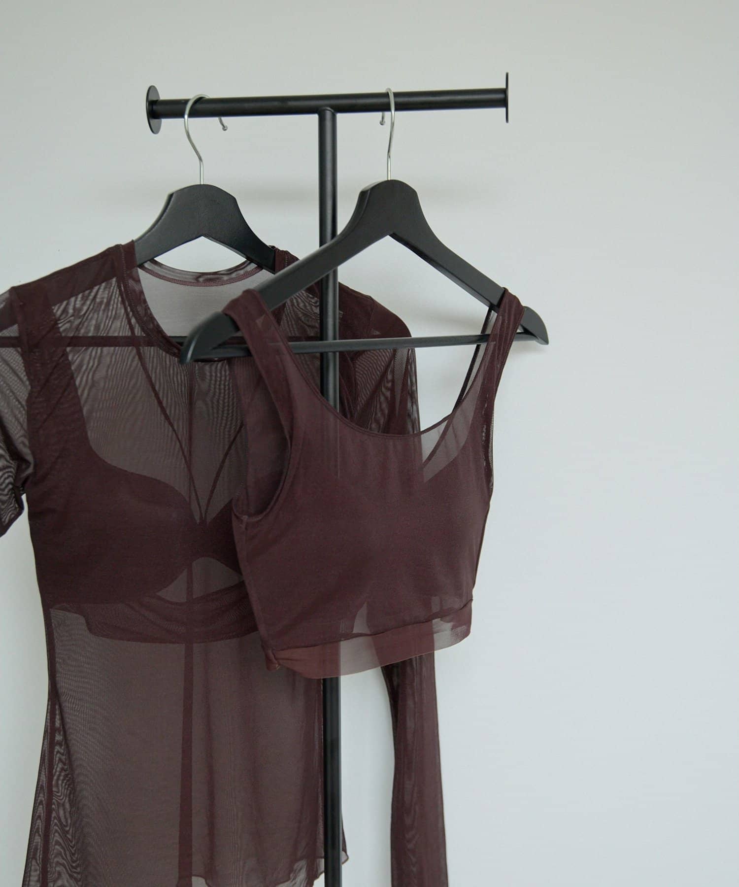 Whim Gazette(ウィム ガゼット) 【NICENICE MOMENT】MESH BRA TANK