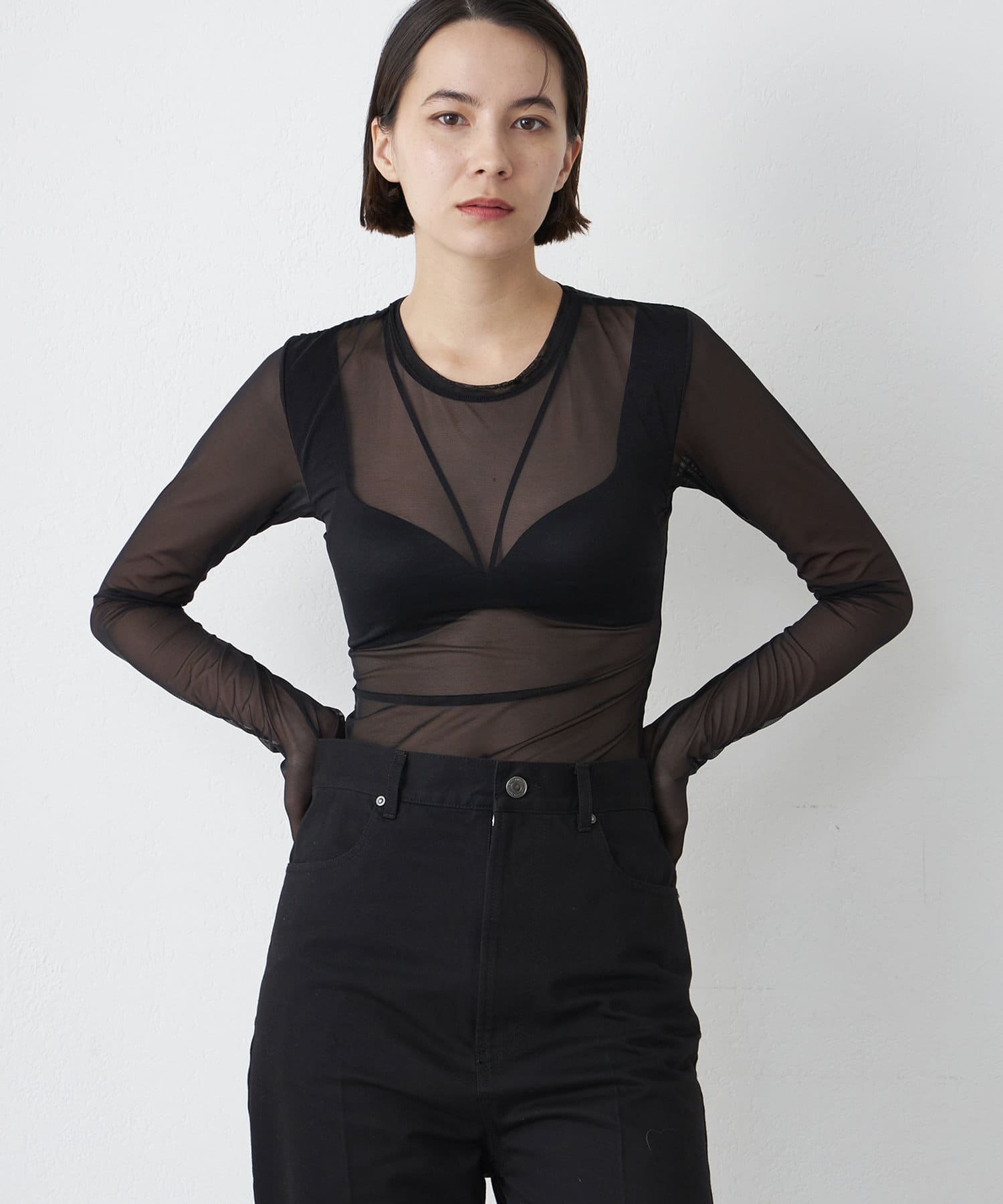 下着・アンダーウェア NICENICE MOMENT MESHLS SHELL NICENICE MOMENT】MESH LS SHELL | Whim Gazette(ウィム