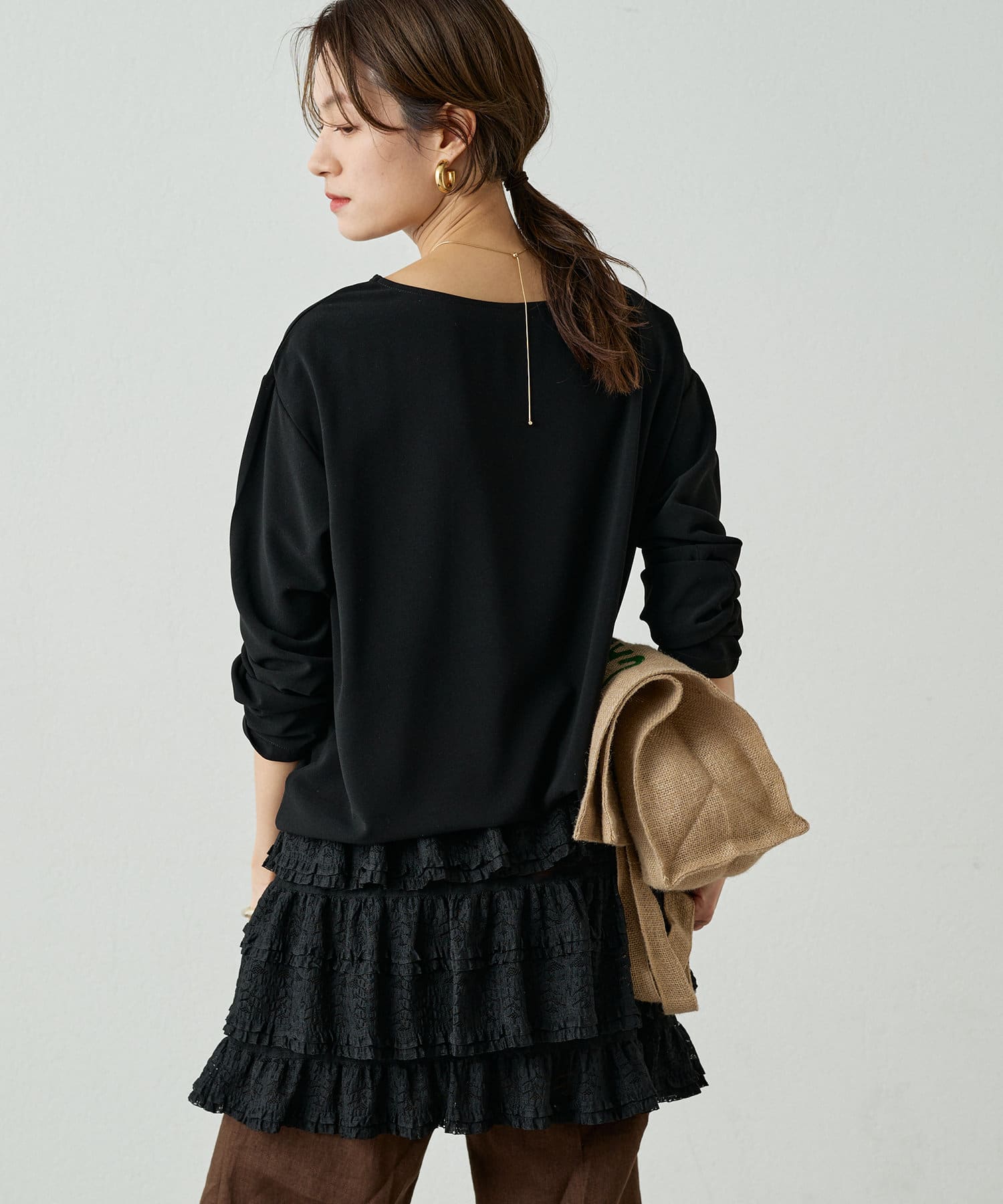 LOUNGEDRESS(ラウンジドレス) ジョーゼットインナーブラウス