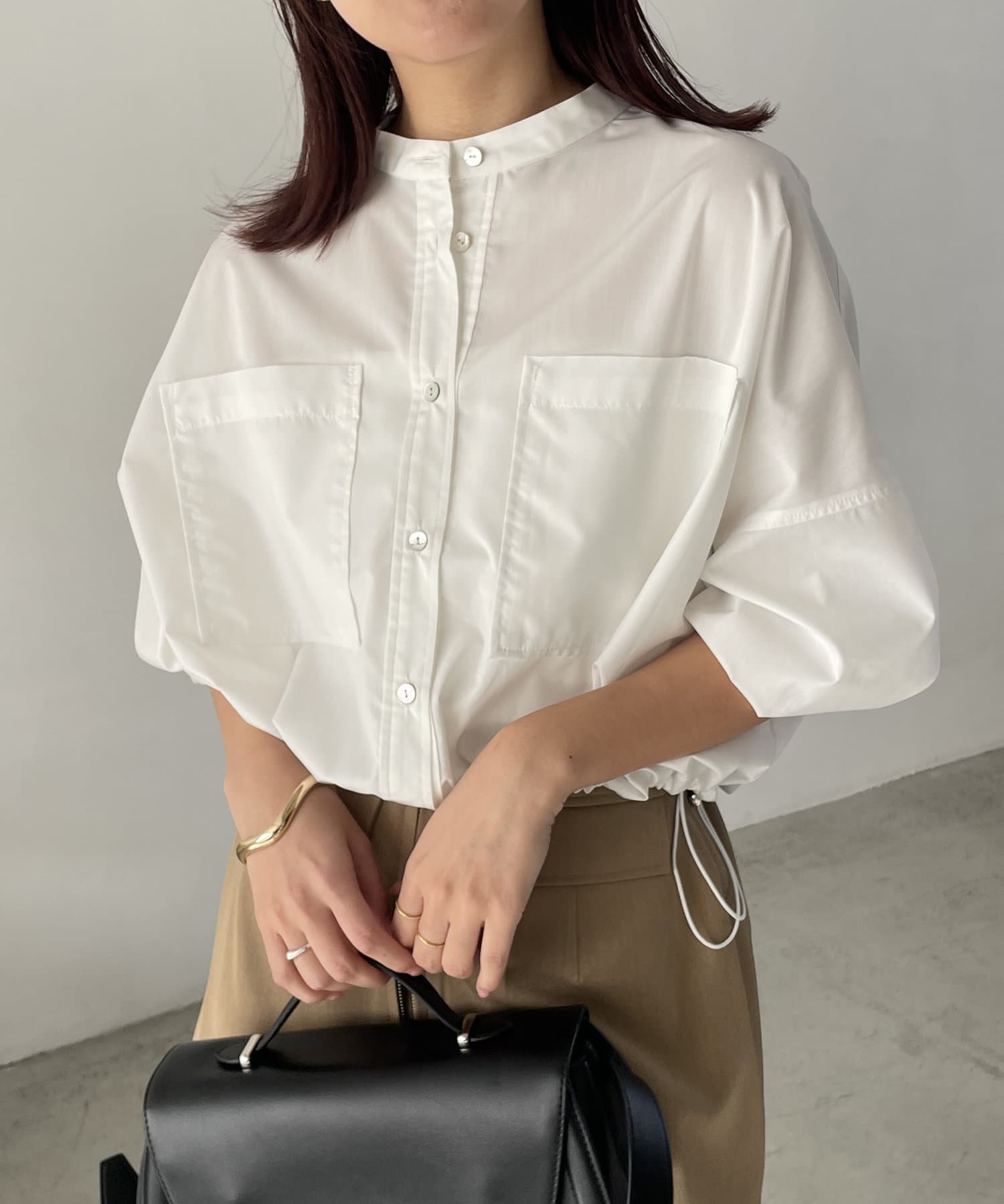 驚きの激安価格 ドロストポケットシャツ LE'MAGE(カプリシュレ CAPRICIEUX | トップス