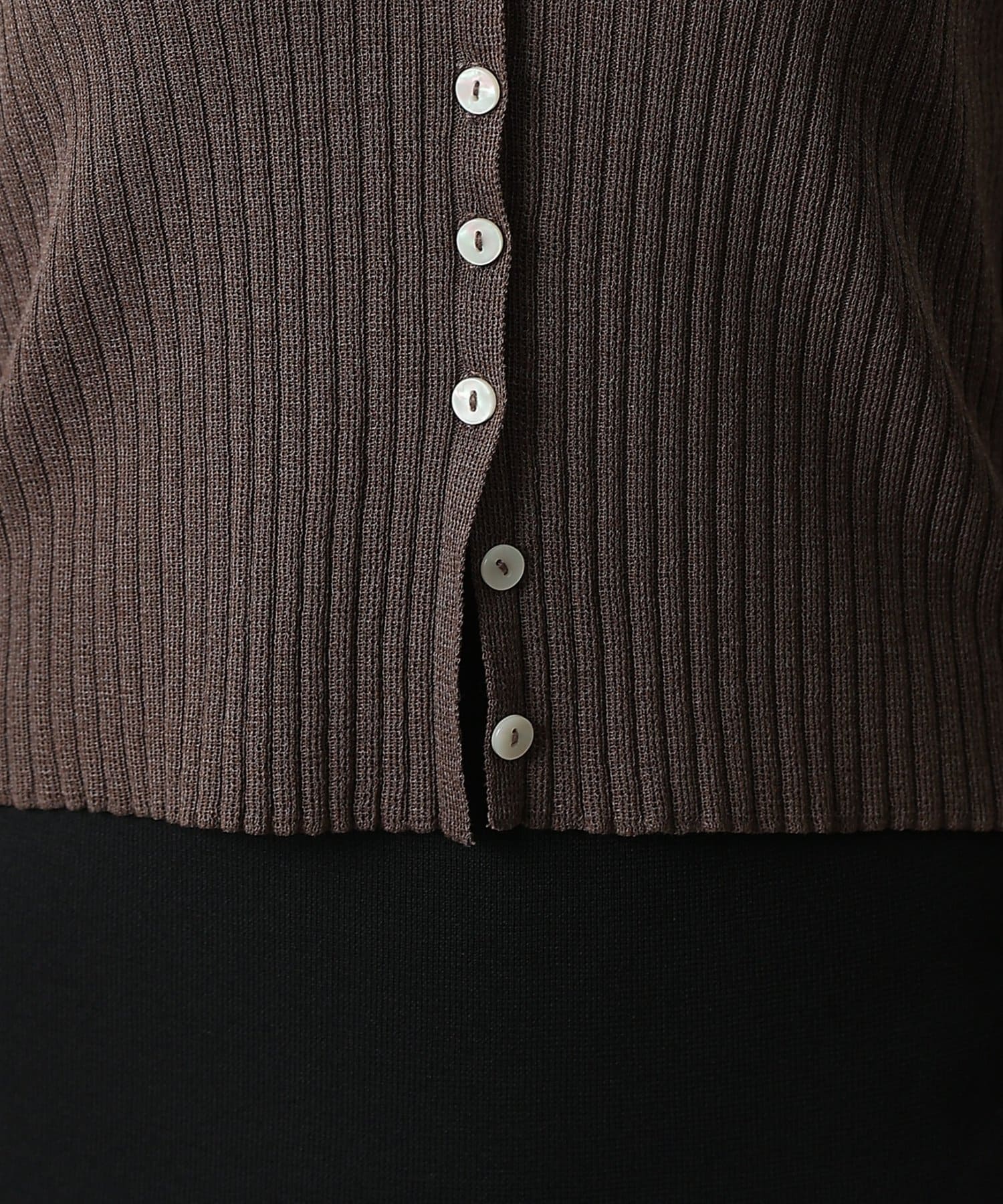 COLONY 2139(コロニー トゥーワンスリーナイン) 【新色追加 / 着用動画あり】シアーリブカーディガン