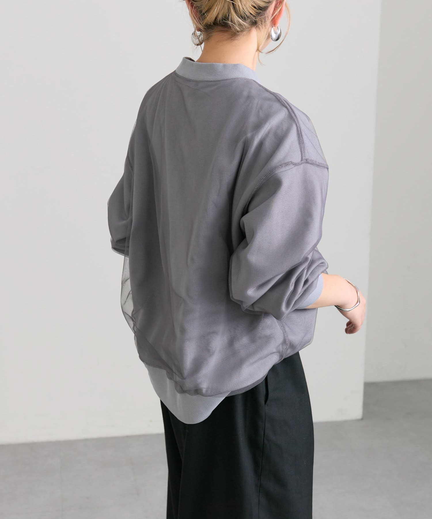 ear PAPILLONNER（イアパピヨネ）の「レイヤードスウェット