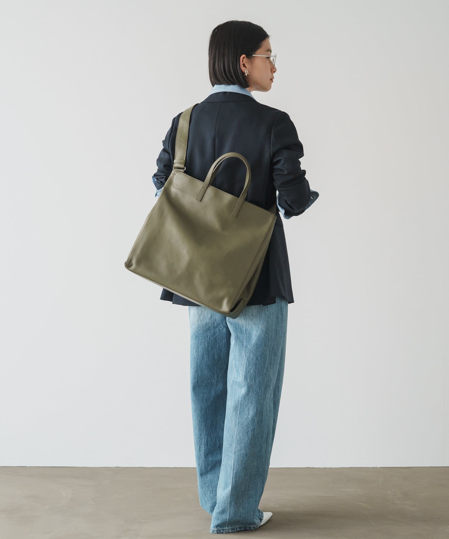 ラシット トートバック ラシット russet 2WAYハンドルトート(Zー002ーOUT) （SandGreen