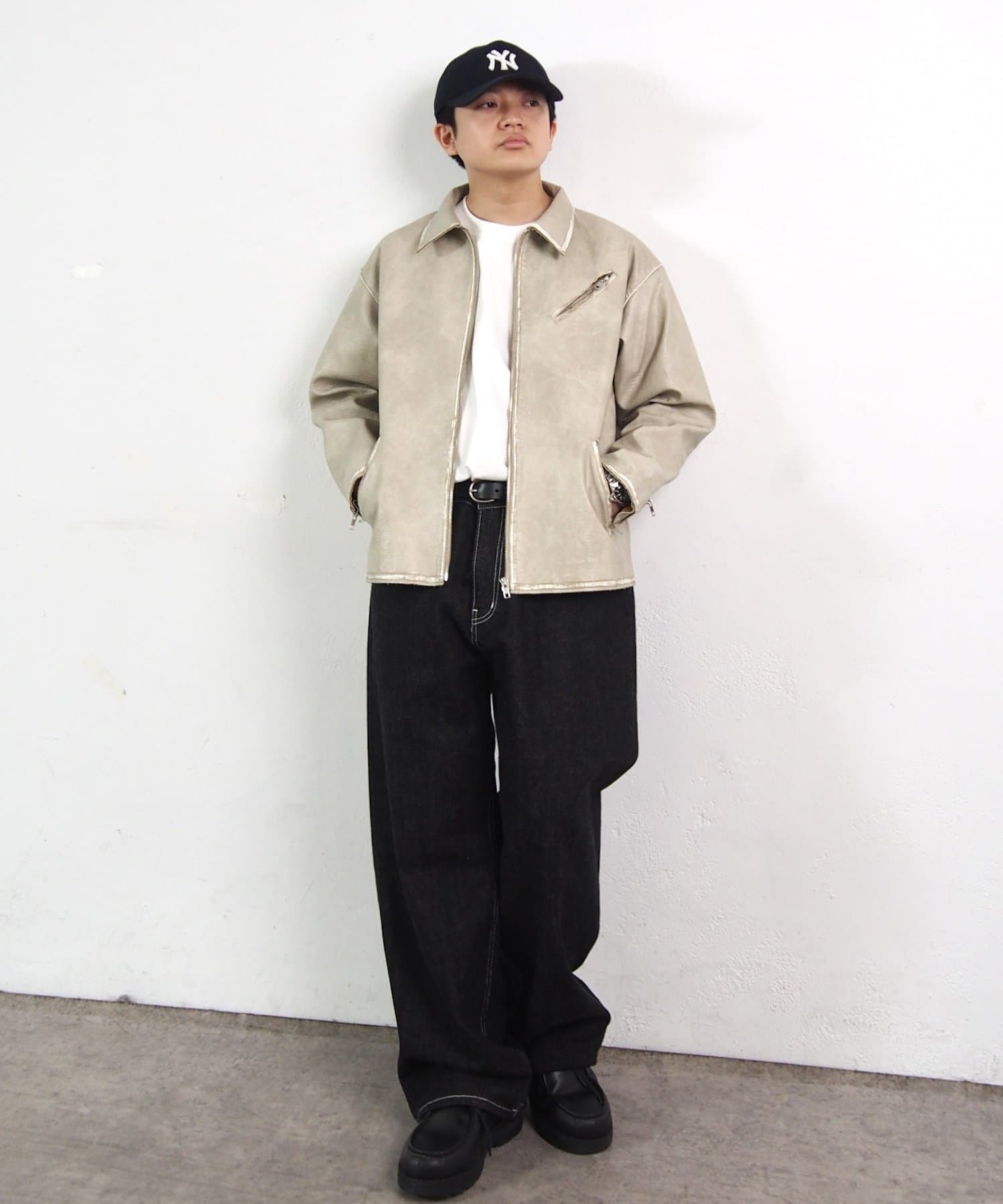 who's who gallery レザージャケット パル PAL 【WHO'S WHO gallery】ボンディングレザージャケット