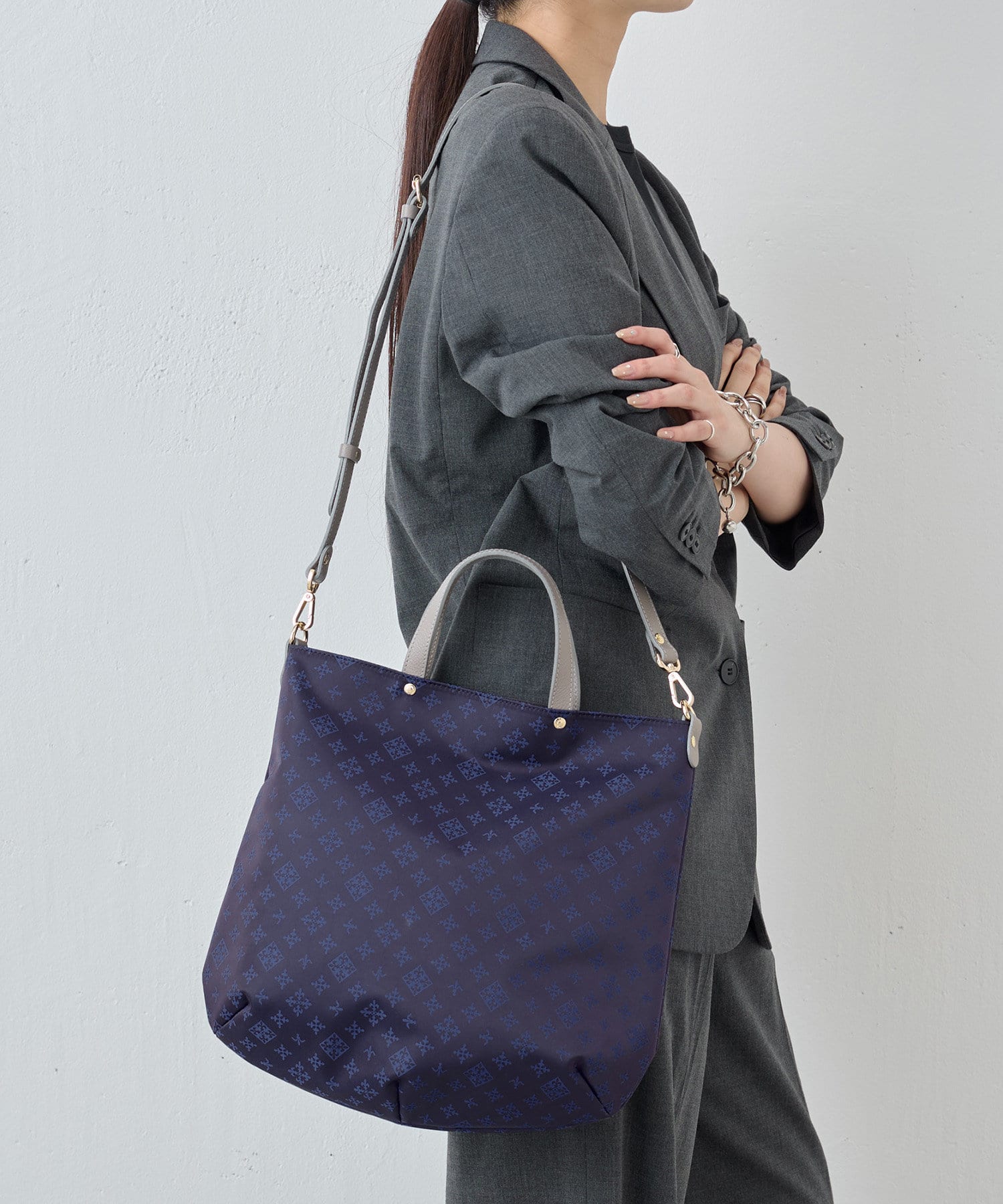 名品】WEB限定 ナイロン2wayトートバッグ | russet(ラシット