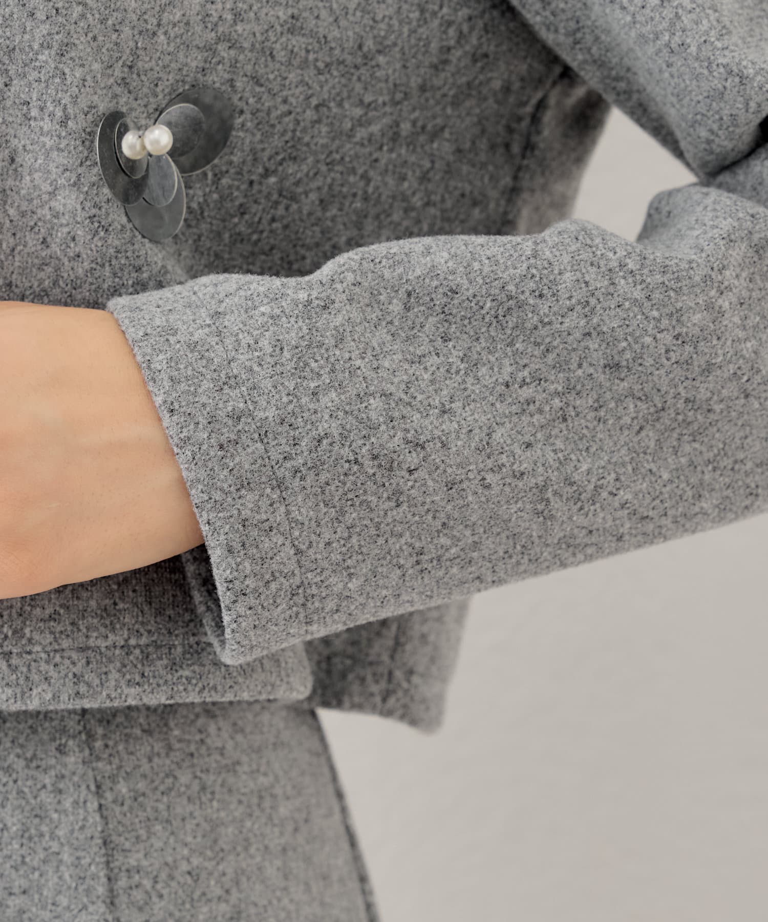 OUTLET(アウトレット) 【Chico】襟取り外しビジュートップス