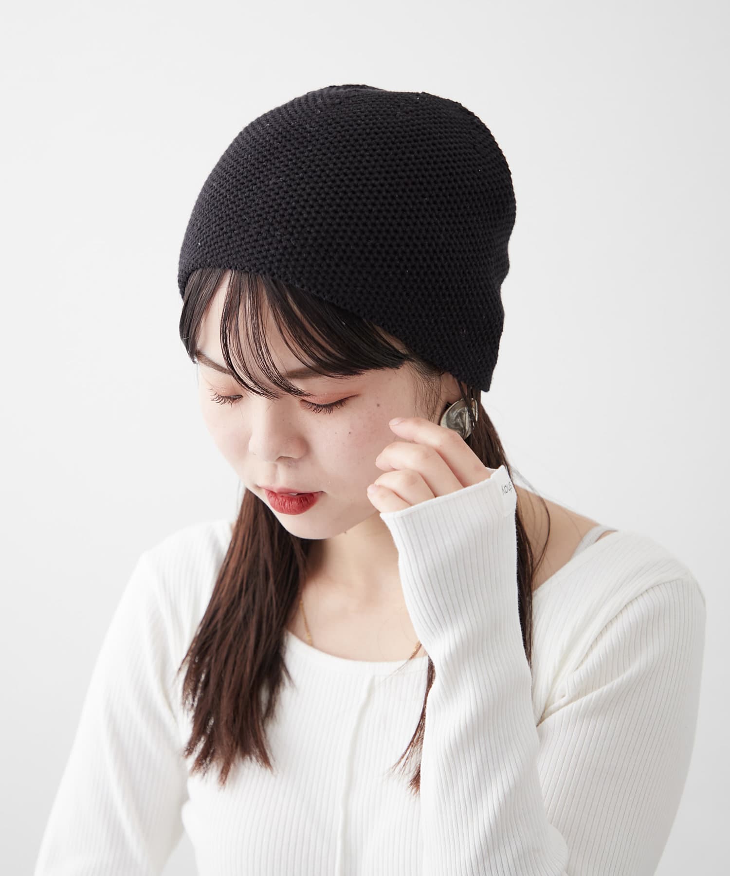 CIAOPANIC TYPY(チャオパニックティピー) レディース 【セットフェア対象】【パルクロ限定】メッシュビーニー ブラック