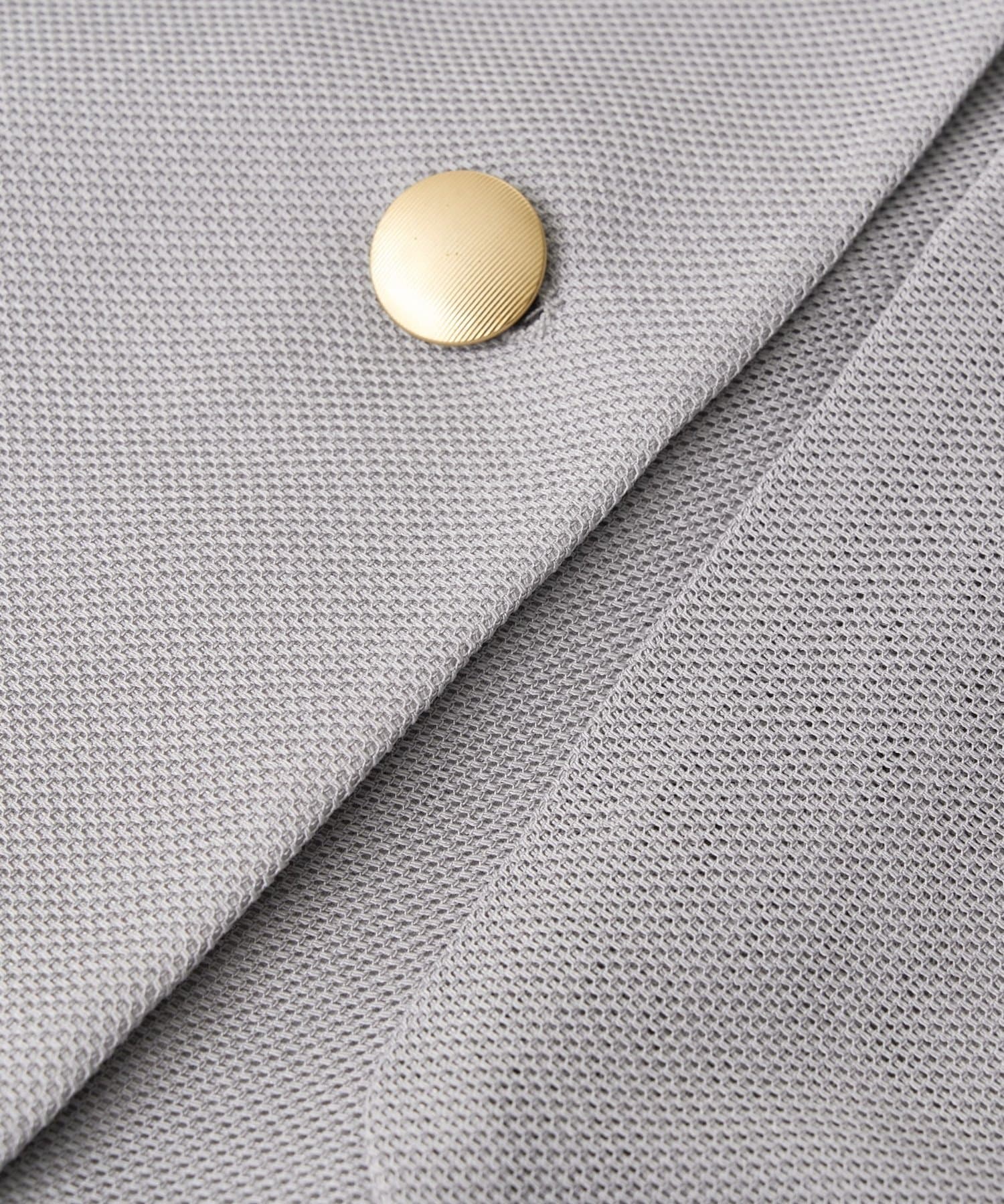 La boutique BonBon(ラブティックボンボン) 【新色オフホワイト・ライトグレー登場！】メッシュメタルボタンライトジャケット