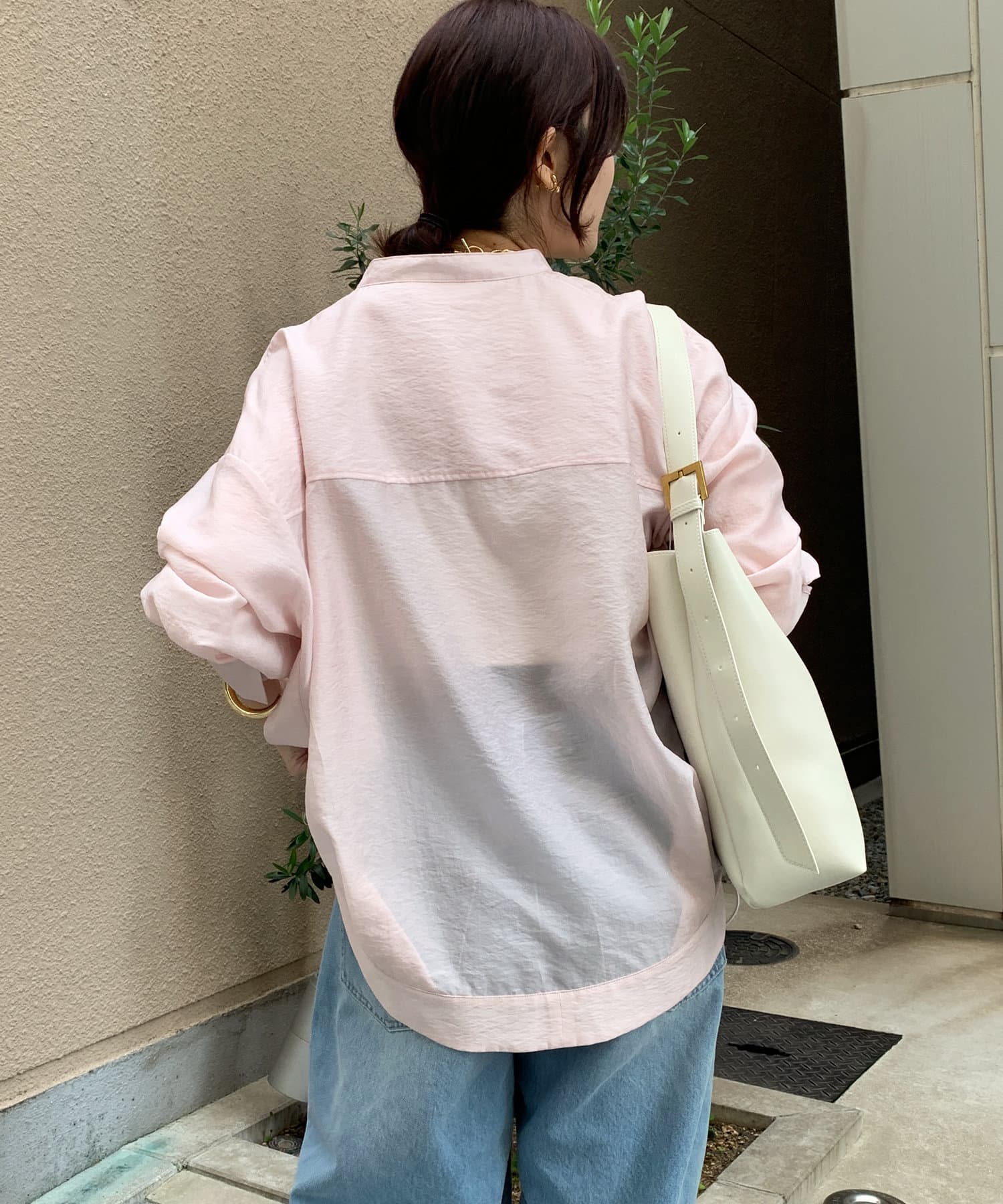 DOUDOU(ドゥドゥ) シアースピンドルブラウス