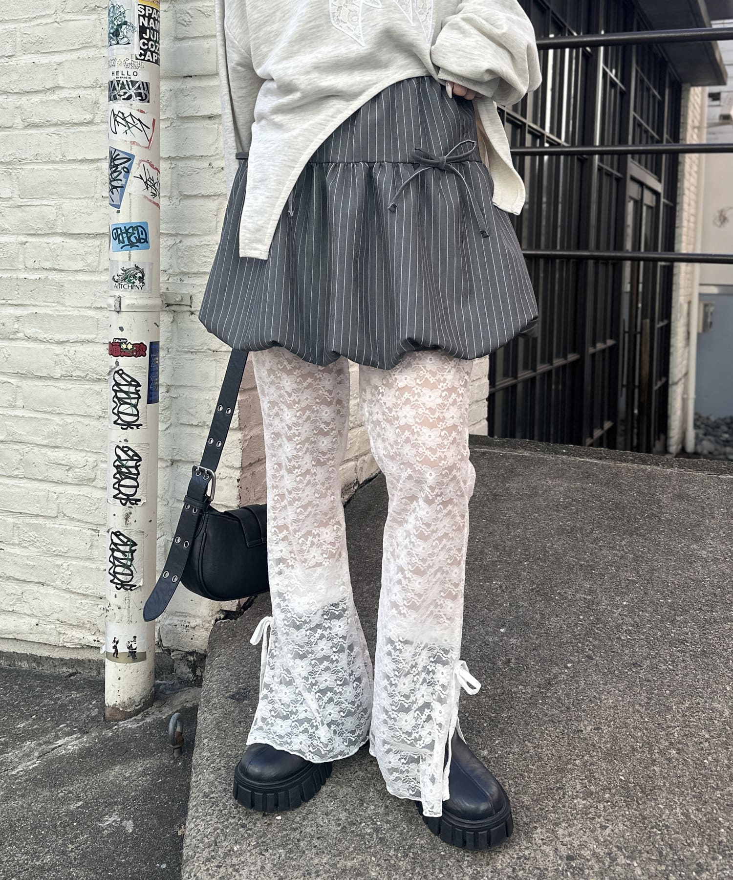リボンバルーンスカート | w closet(ダブルクローゼット