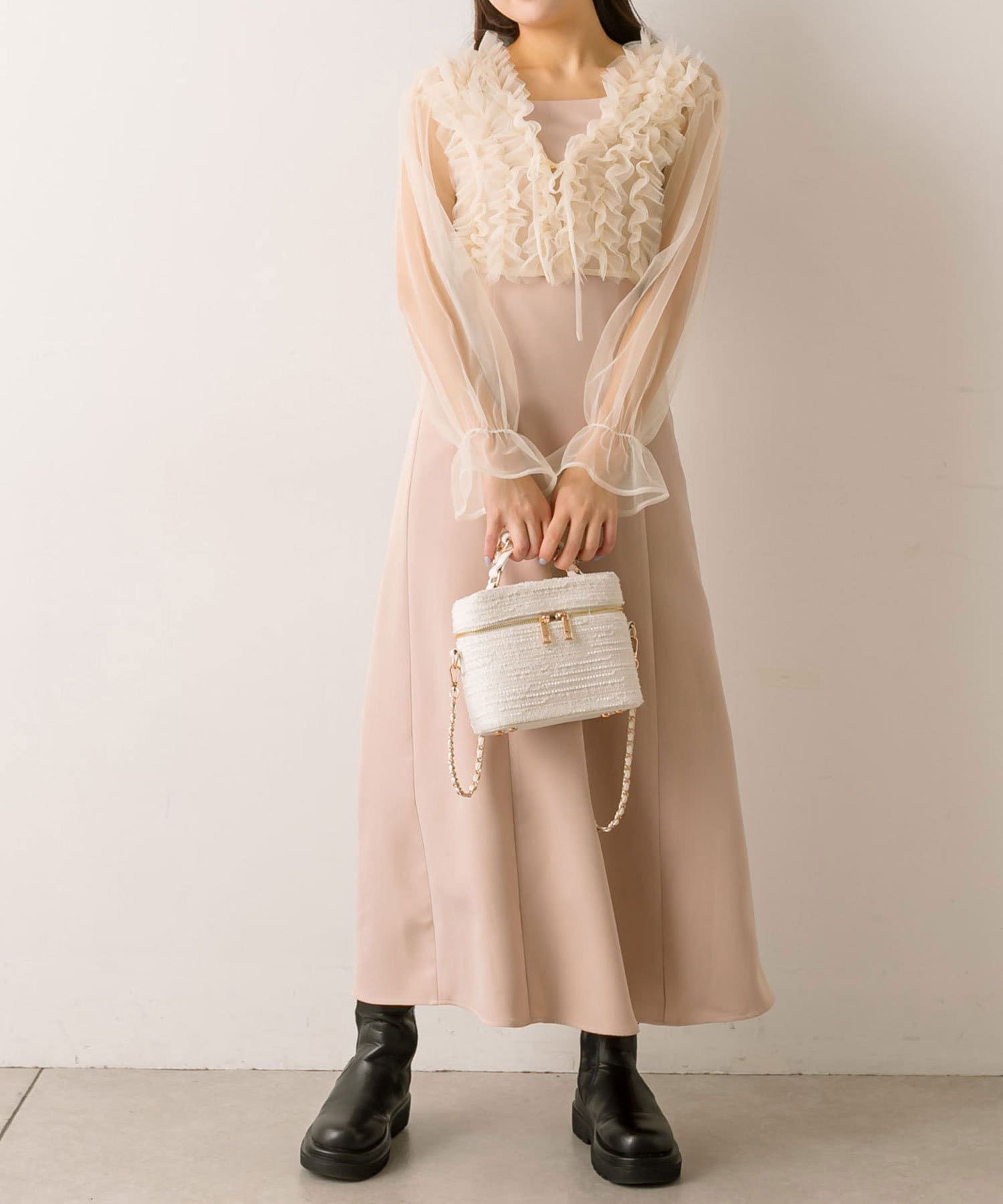 チュールボレロ付きワンピース | OLIVE des OLIVE(オリーブ デ