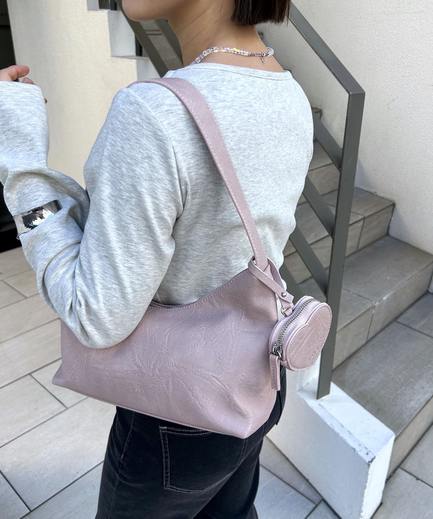 loti ハートポーチ付きホーボーBAG | mystic(ミスティック