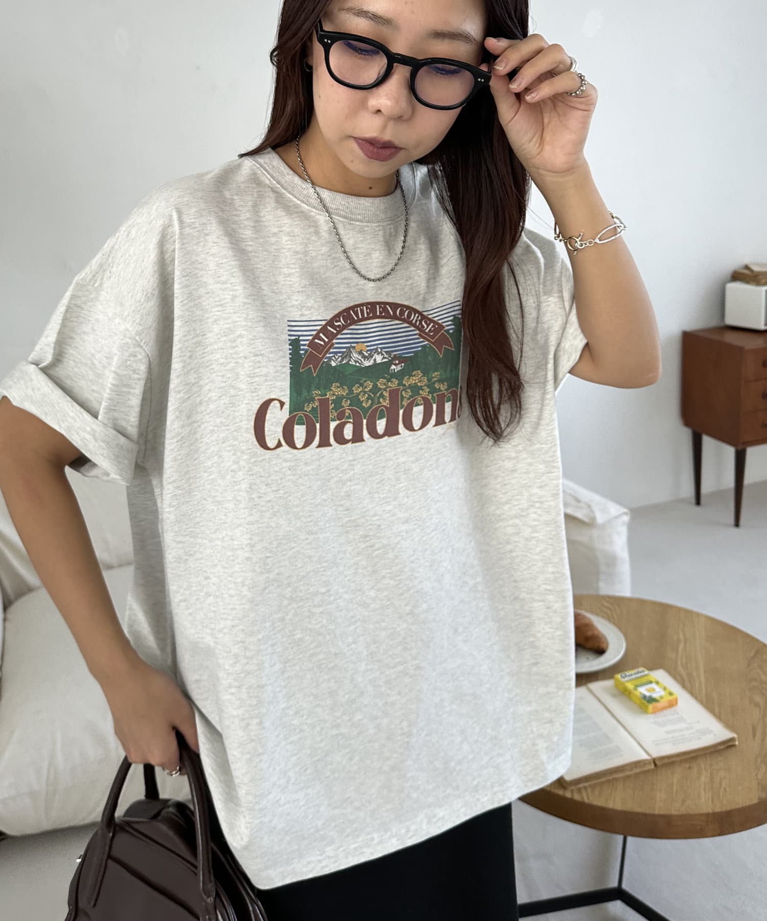 ANIECA カラーはフォトTしゃつ未使用 ユニセックス】スーベニアネイチャーグラフィックTシャツ