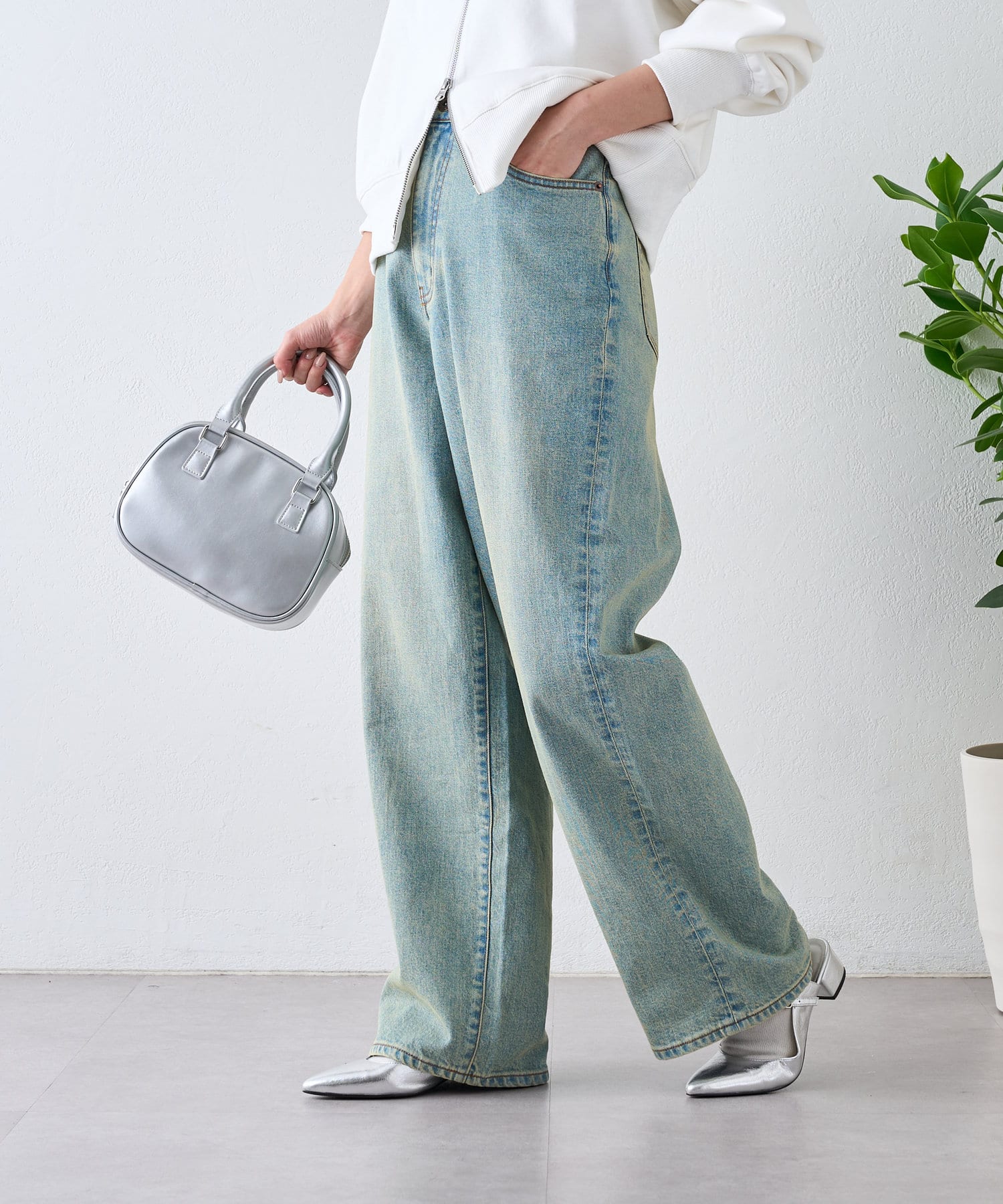 チャオパニックティピー　vintagedenim ワイドストレートデニム CIAOPANIC TYPY（チャオパニックティピー）の「【OLIVER