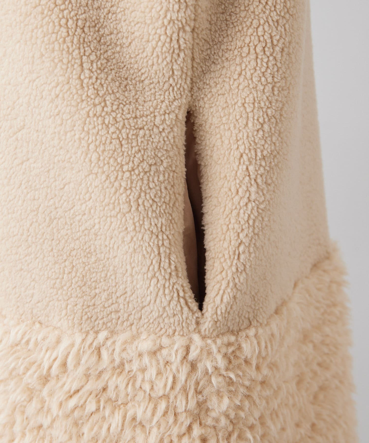 OUTLET(アウトレット) 【ear PAPILLONNER】フェイクムートンベスト【SUM1 STYLE】