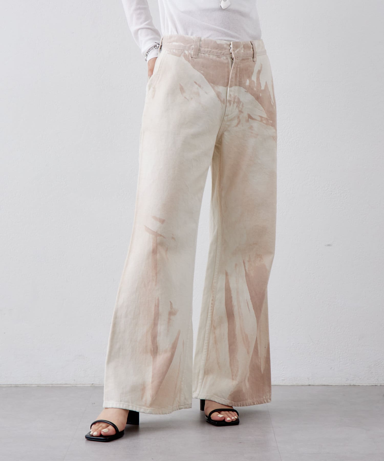 ai no de sugo バギーフレアパンツ | mystic(ミスティック)レディース