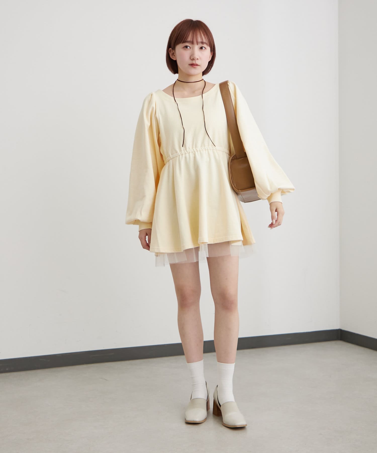 タグ付き　新品m nuance rope mini dress ミニワンピース タグ付き 新品m nuance rope mini dress ミニワンピース