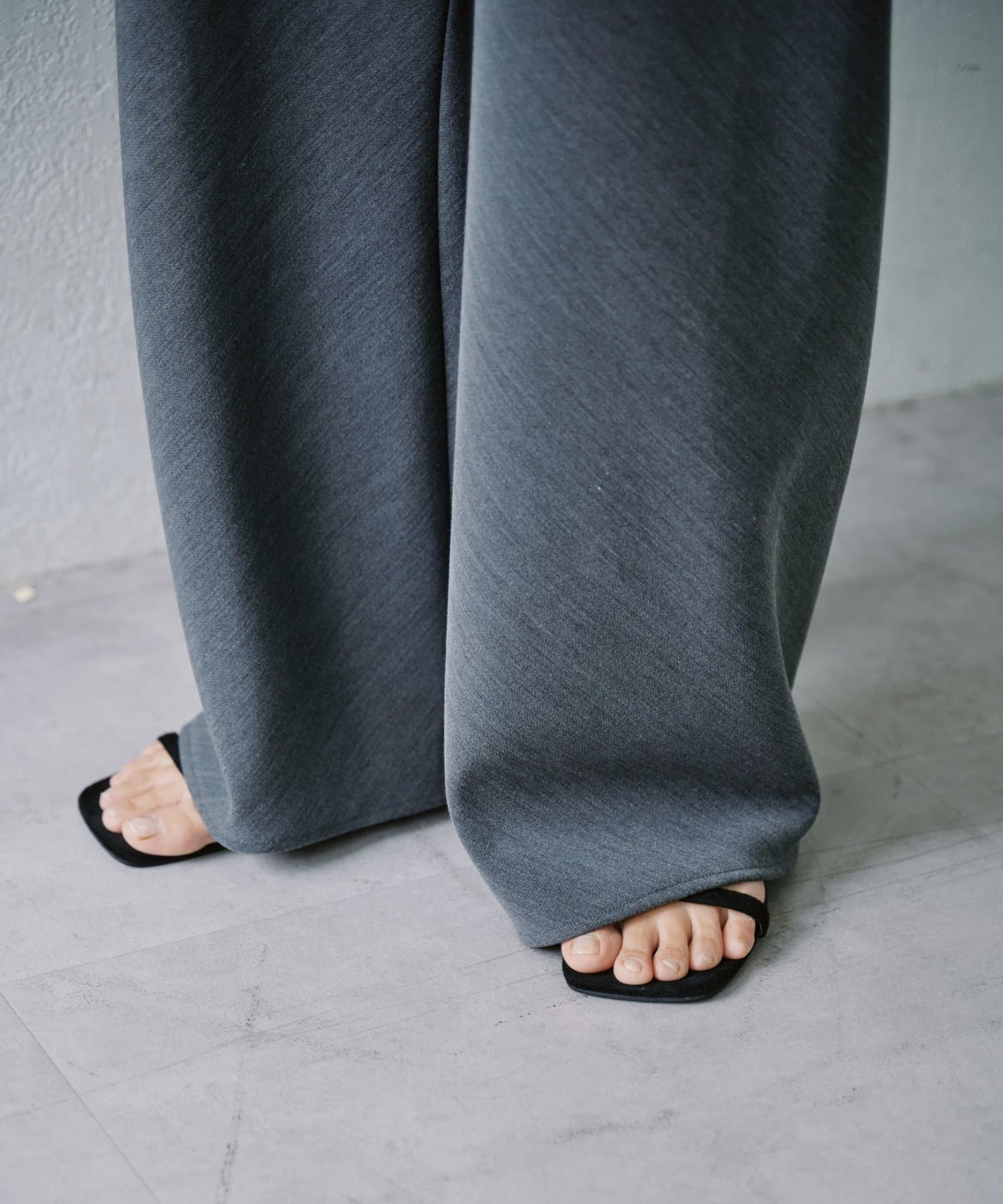 SHENERY(シーナリー) 【GWセットフェア対象アイテム】ダブルクロスワイドパンツ