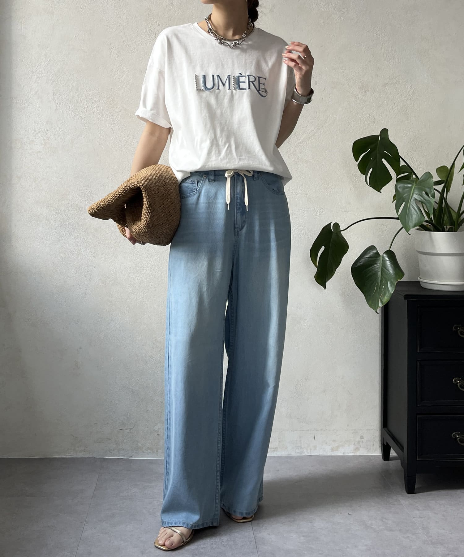 Dou Dou【WEB限定】LOGRARロゴTEE オーバーサイズ DouDou tシャツ 「WEB限定」LOGRARロゴTEE レディース