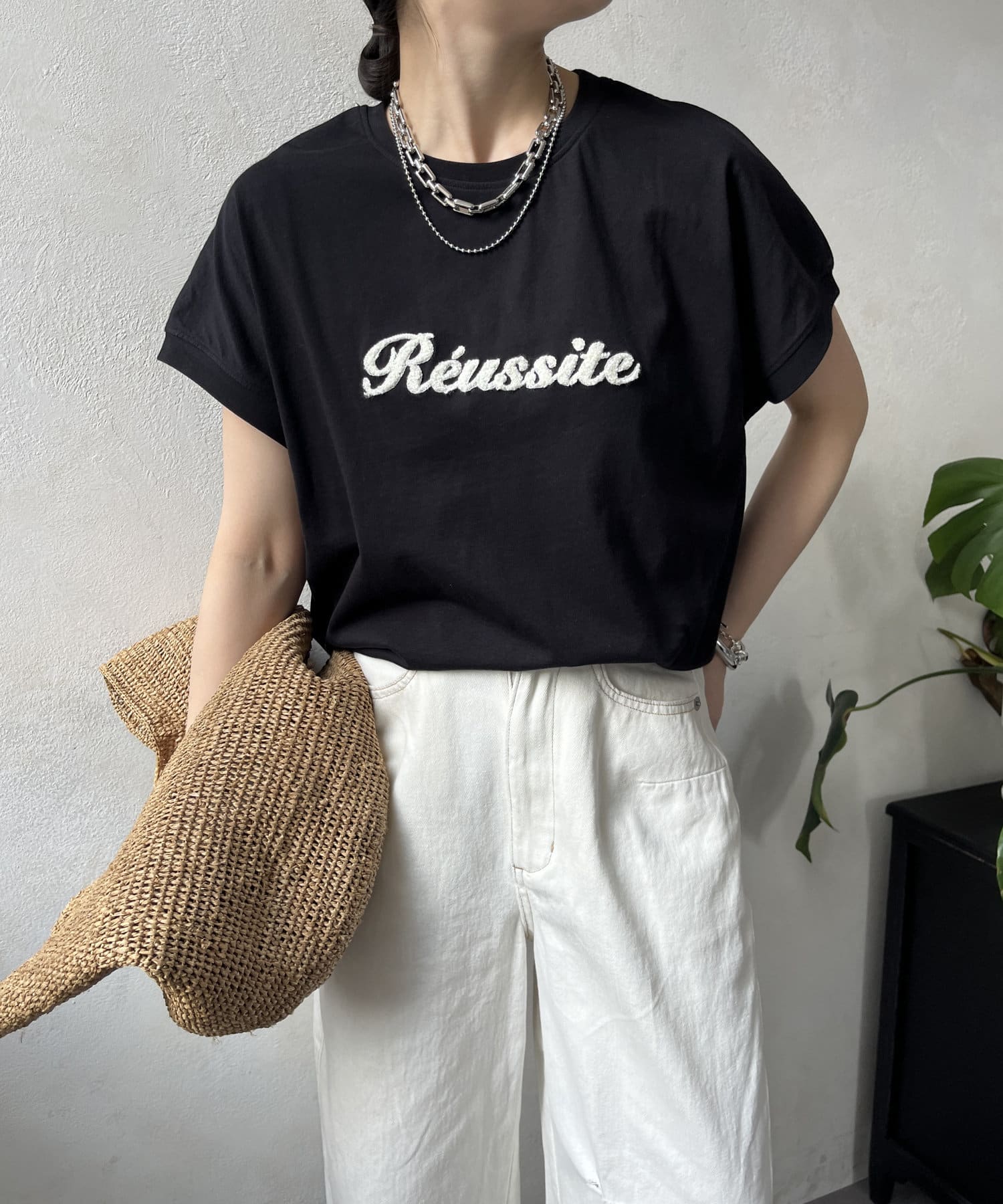 DOUDOU(ドゥドゥ) 【WEB限定】サガラ刺繍プルオーバー