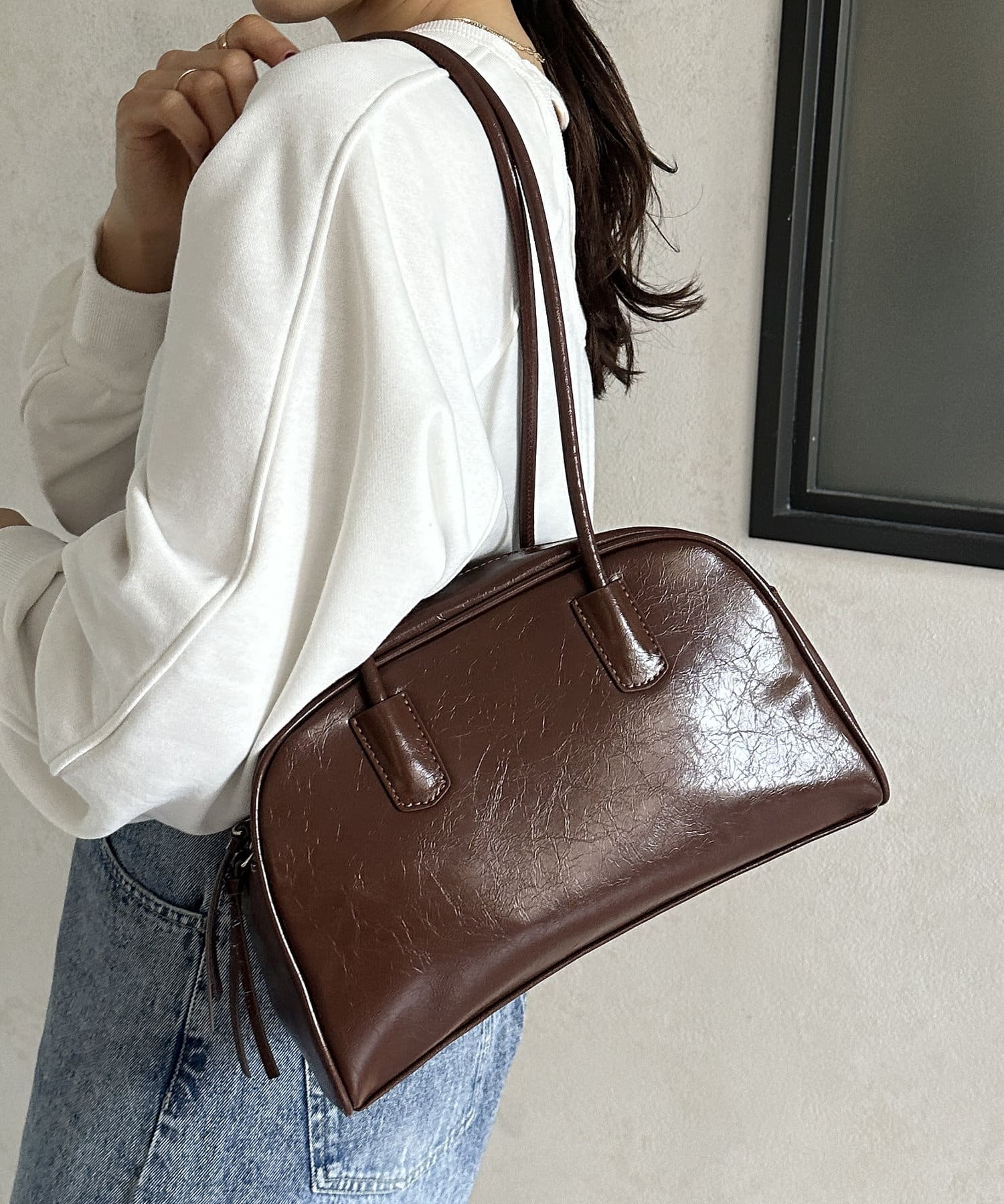 ロングハンドルボストンバッグ | Thevon.(ゼヴォン)レディース ロングハンドルボストンバッグ | Thevon.(ゼヴォン)レディース