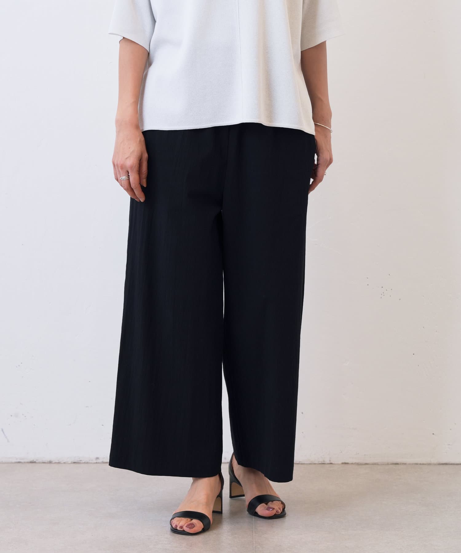 BEARDSLEY ビアズリー【S】ストレッチパンツ ウエストゴム ベージュ BEARDSLEY / ビアズリー パンツ | ファッション通販 タカシマヤ