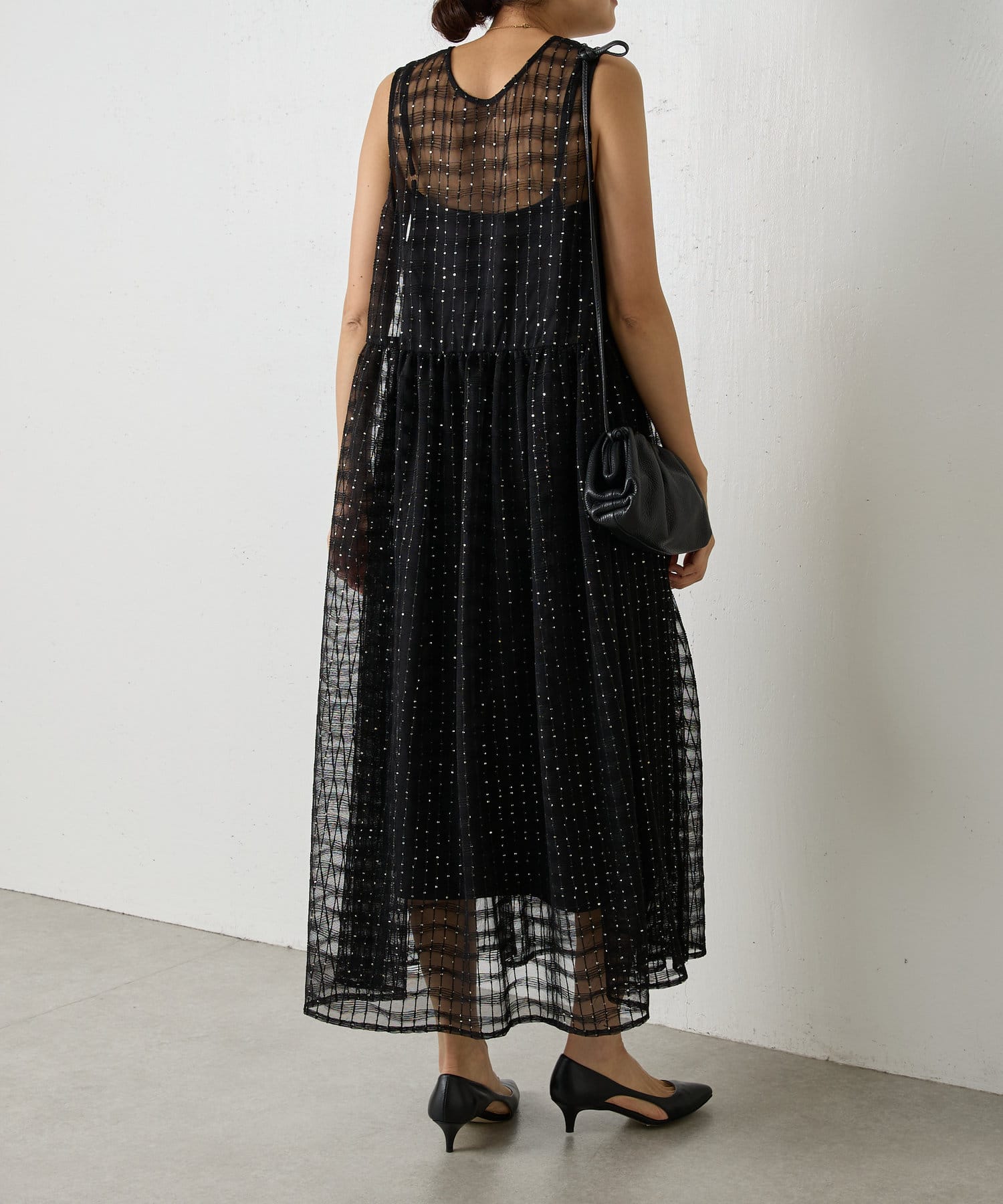 ラメチュールギャザーワンピース | BEARDSLEY(ビアズリー)レディース  