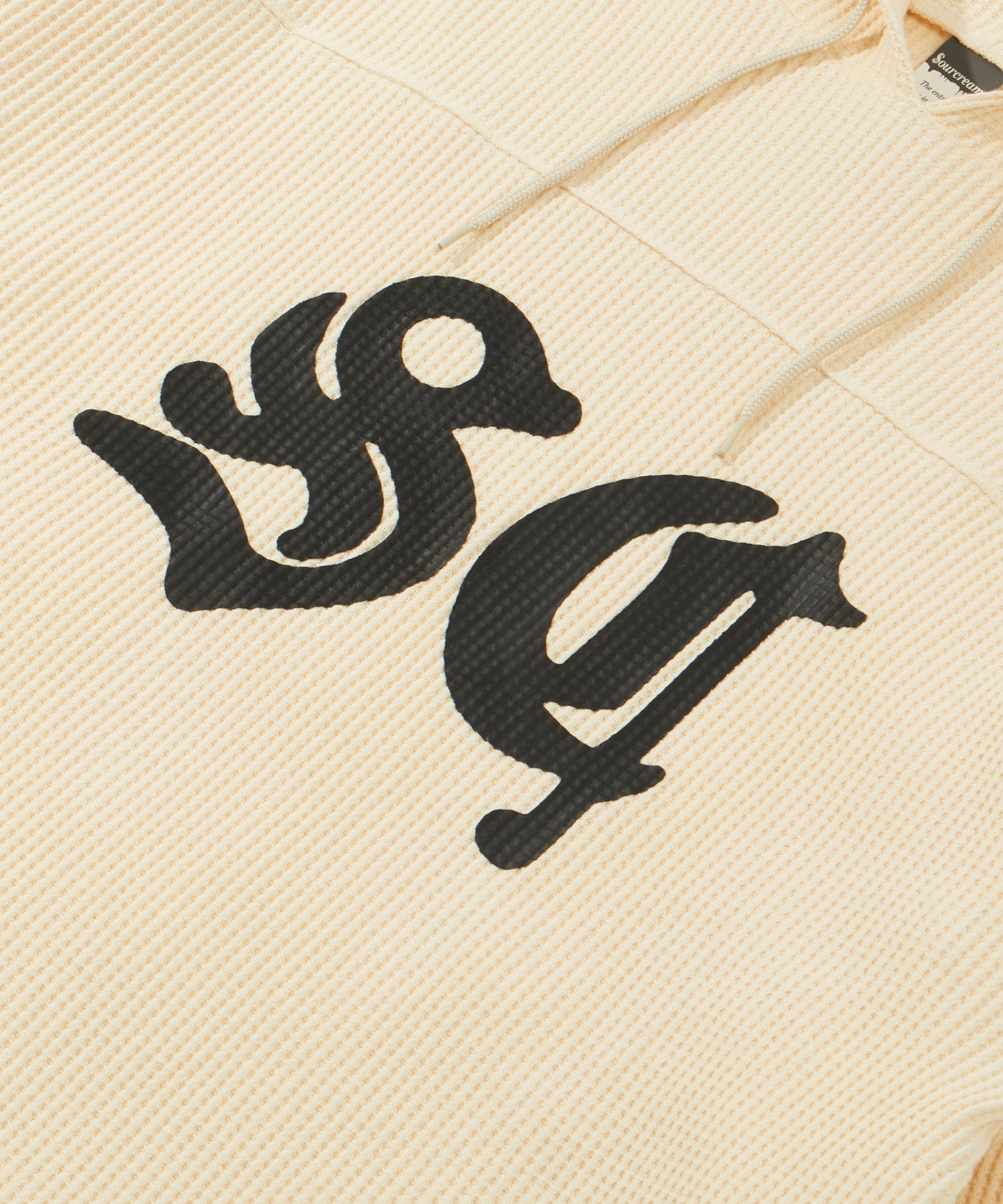 WHO’S WHO gallery(フーズフーギャラリー) 【SOURCREAM/サワークリーム】ワッフルフットボールパーカー