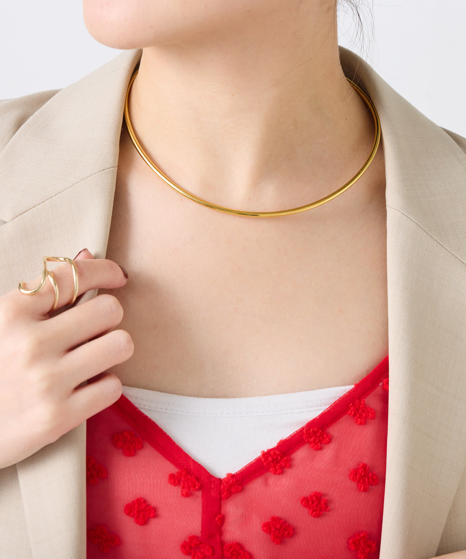 夏にぴったり♡カオル KAORU 珊瑚＆シルバー チョーカー 楽天市場】【KAORU】 ”AJISAI” Necklace カオル 紫陽花